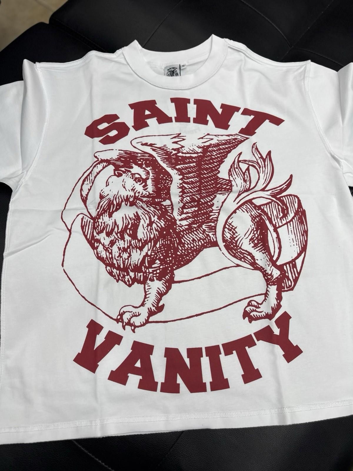 Saint Vanity Size (M) - Saint Vanity T-shirt Red Logo Authentic (NEW) Size US M / EU 48-50 / 2 - 2 Thumbnail