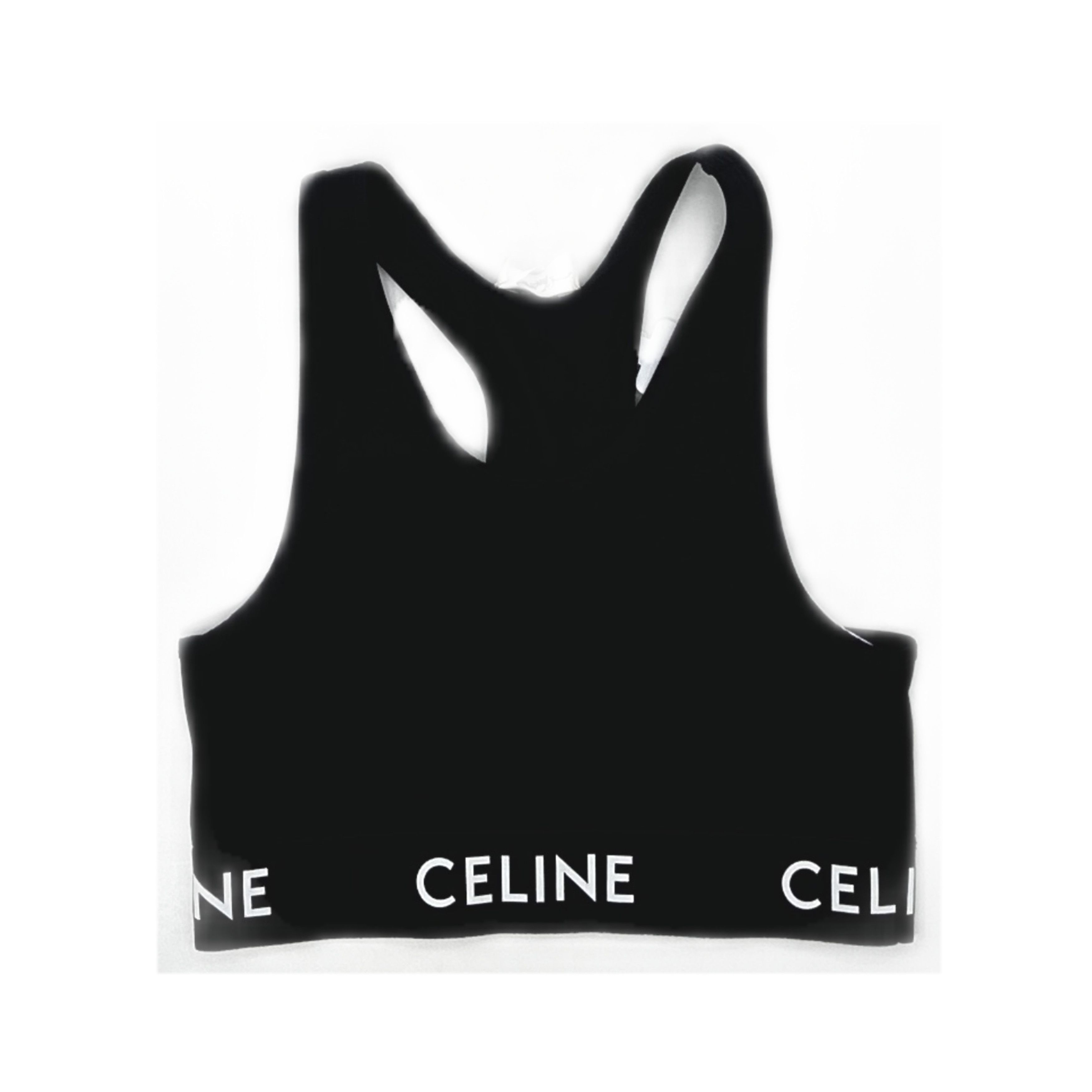 Celine Celine Logo Sports Bra Size L Size L / US 10 / IT 46 - 1 Thumbnail