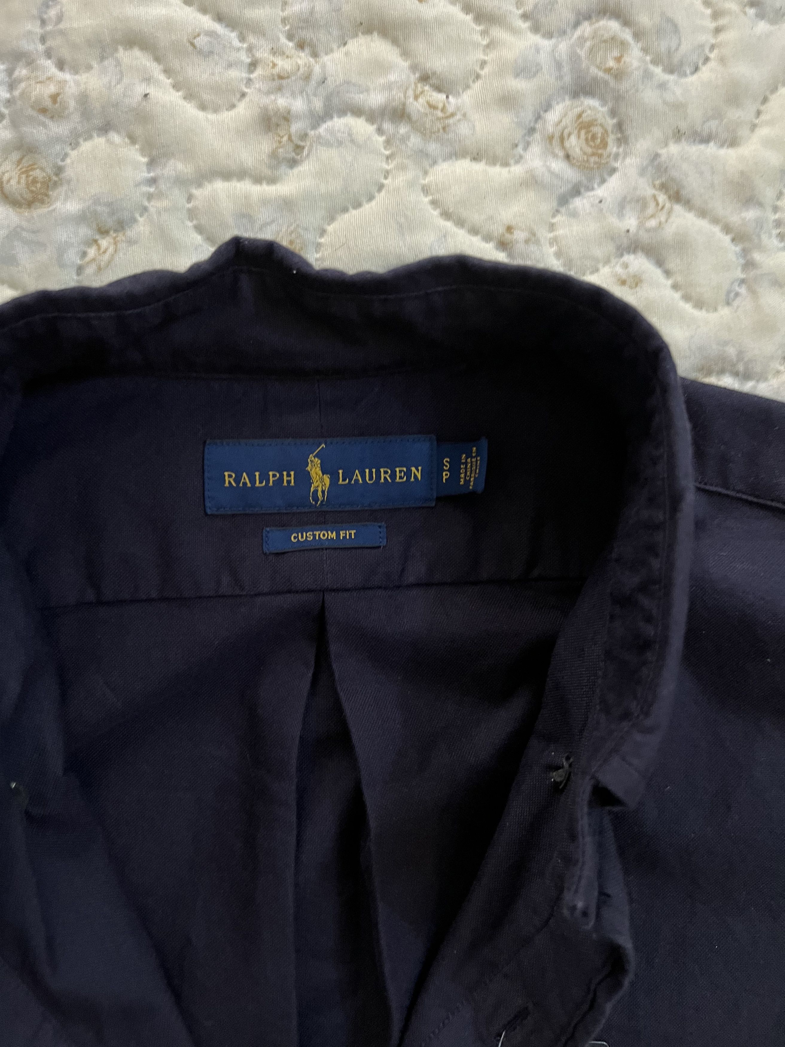 Polo Ralph Lauren Polo Ralph Lauren shirt custom fit navy red Oxford stretch Size US S / EU 44-46 / 1 - 9 Thumbnail