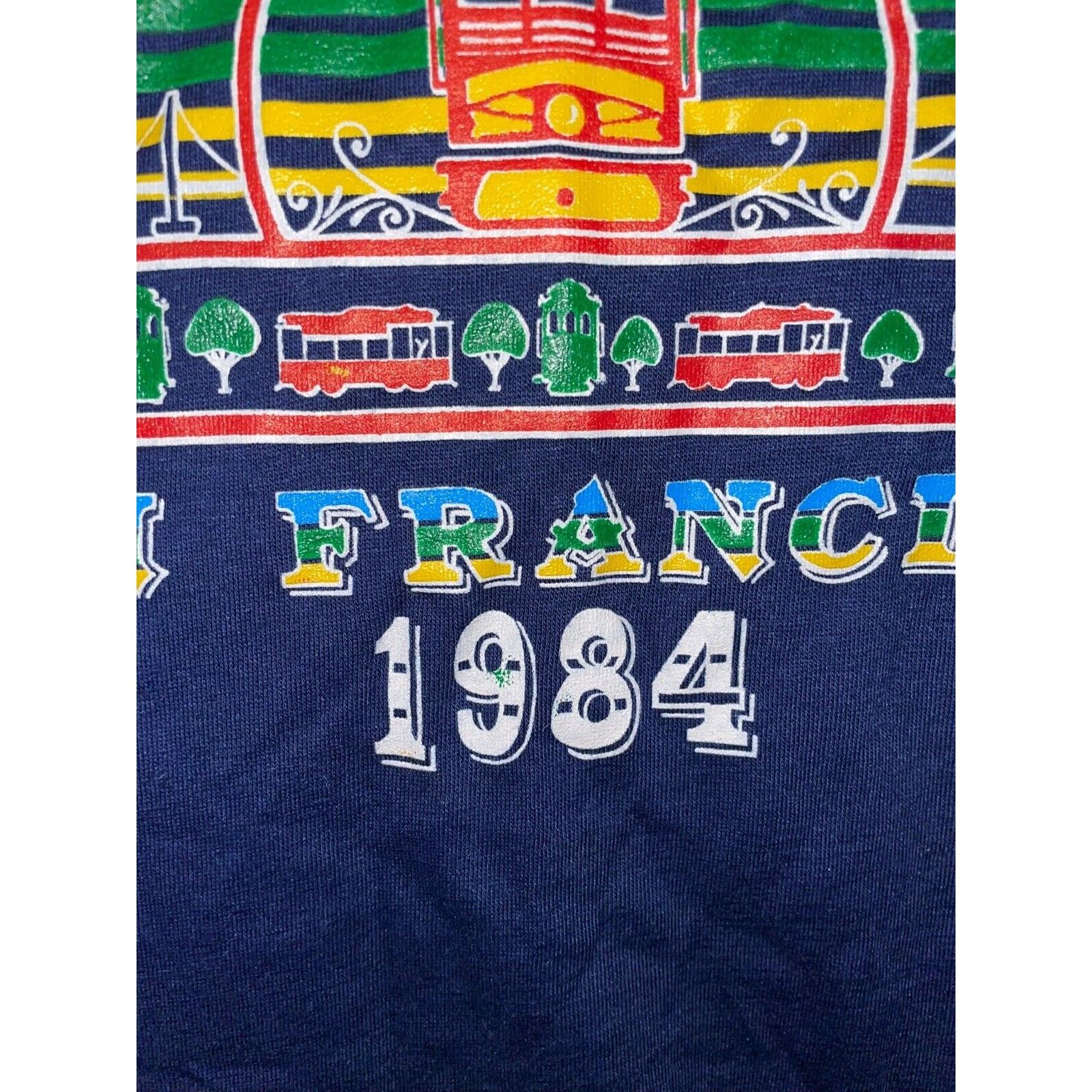 Vintage Vintage San Francisco Shirt Collegiate Pacific Tee 1984 M Size US M / EU 48-50 / 2 - 5 Thumbnail