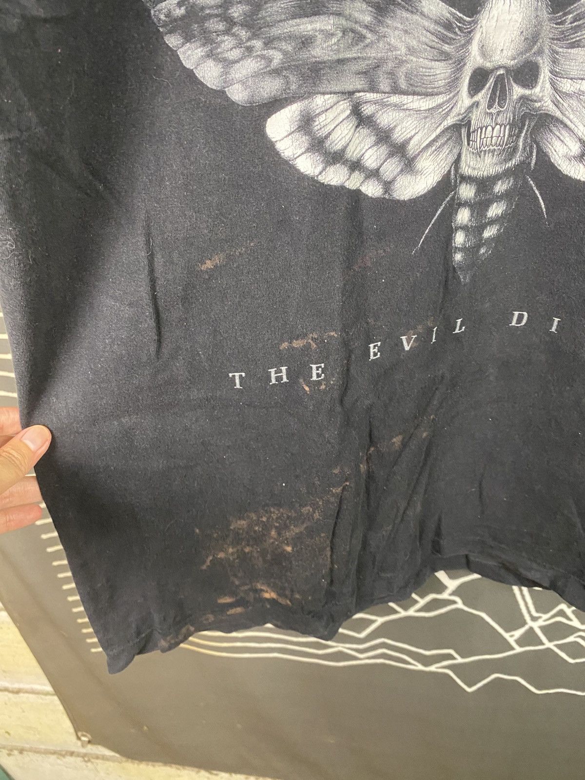 Band Tees Death Angel Thrash Metal The Evil Divide (Faded/Distressed) Size US L / EU 52-54 / 3 - 7 Thumbnail