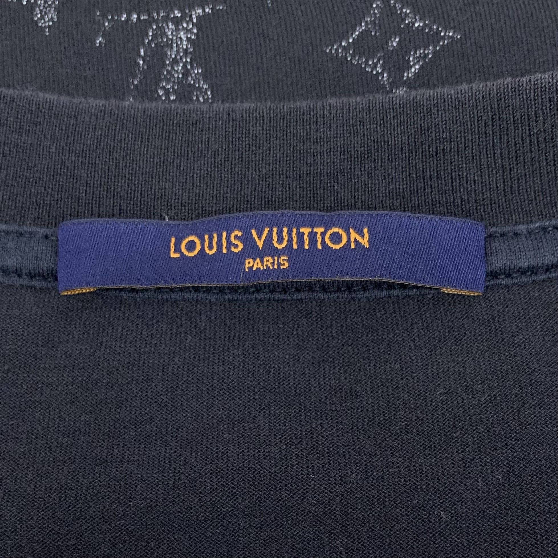 Louis Vuitton Louis Vuitton Tee Monogram Cotton Black (Size M) Size US M / EU 48-50 / 2 - 2 Thumbnail