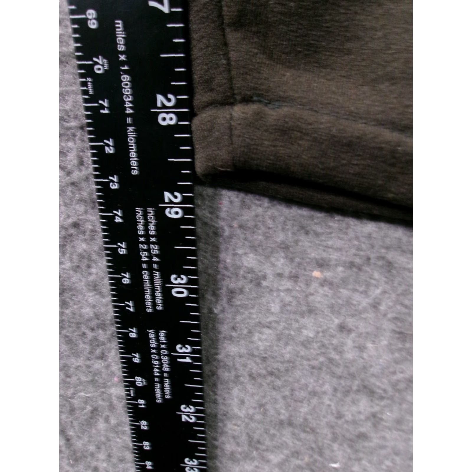 Vintage VINTAGE Chinook Pants Women M Brown Solid Flat Front Pull On Tapered Inseam 29 in Casual Office Capsule Lounge Stretch Comfort Elastic Waist Size 32" / US 10 / IT 46 - 6 Thumbnail