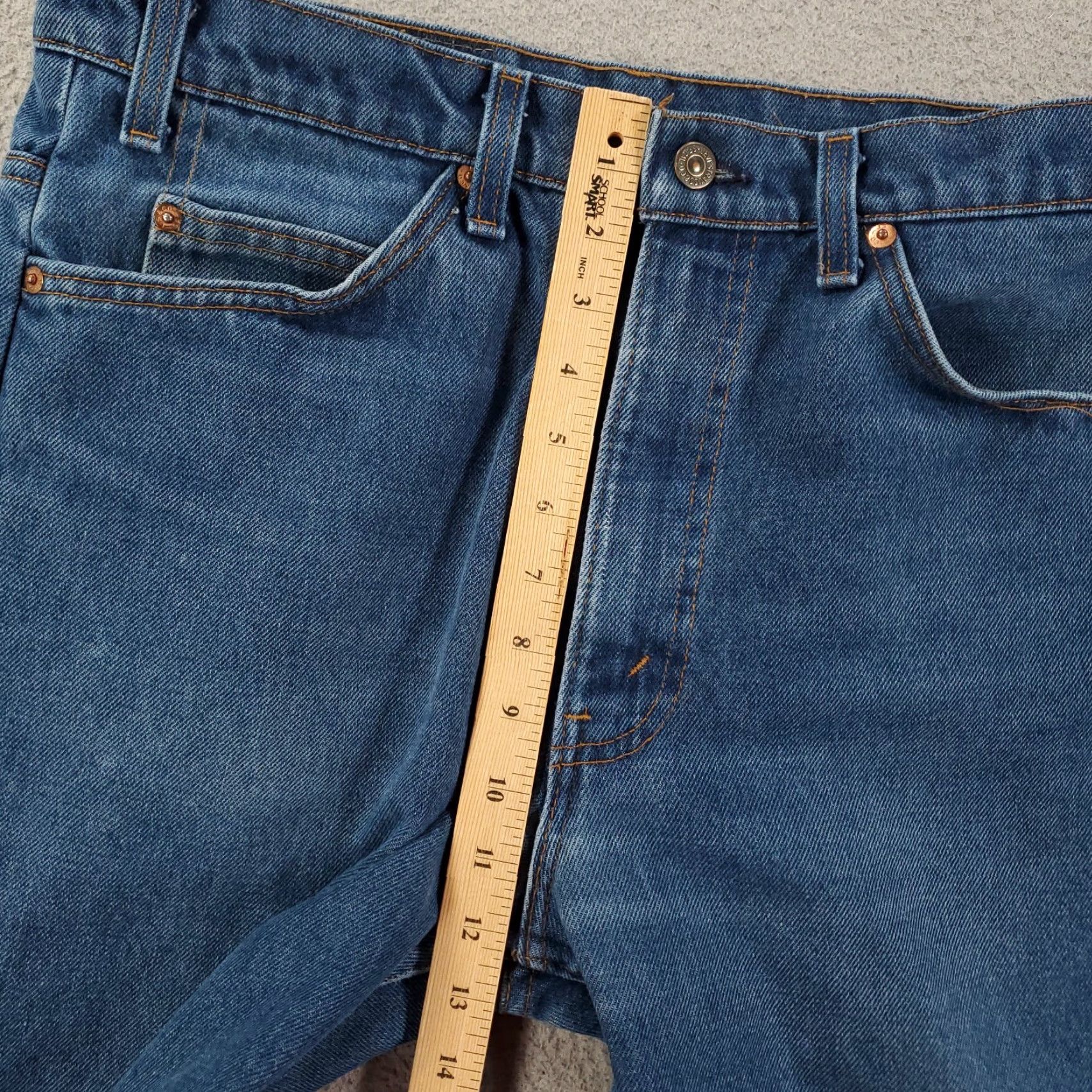 Levi's VINTAGE Levi's Jeans Mens 36x30 Orange Tab Cut Off 80s 90s Fringe Raw Hem Distressed 5-Pocket Denim Blue Size US 36 / EU 52 - 4 Thumbnail