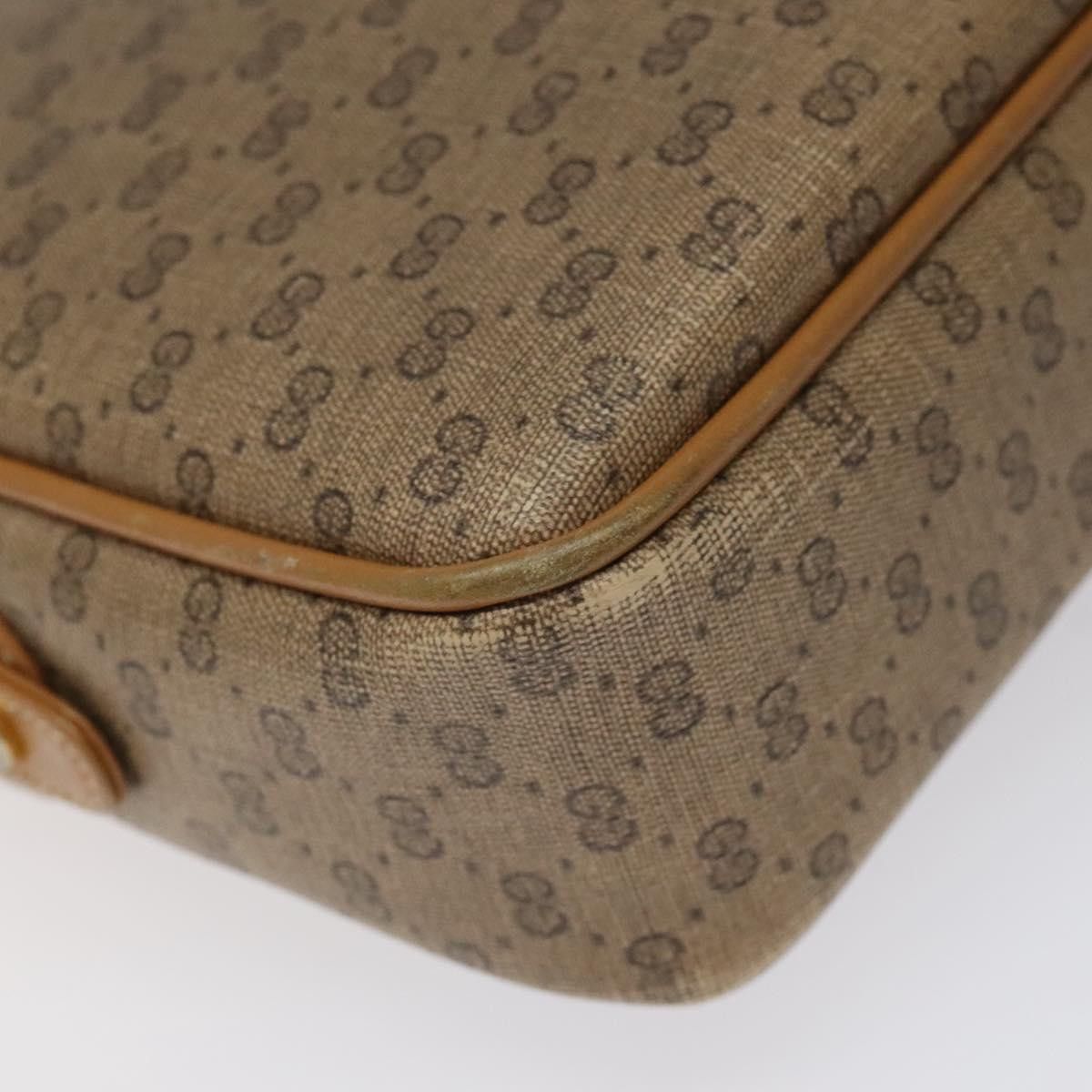 Gucci GUCCI Micro GG Supreme Shoulder Bag Pvc Leather Brown Gold Size ONE SIZE - 13 Thumbnail