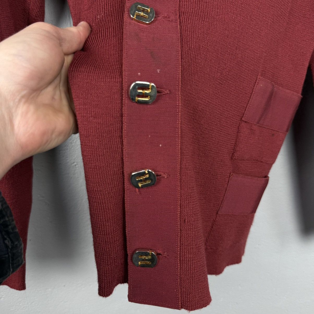 Salvatore Ferragamo Vintage Cardigan Blouse Salvatore Ferragamo Size M / US 6-8 / IT 42-44 - 8 Thumbnail