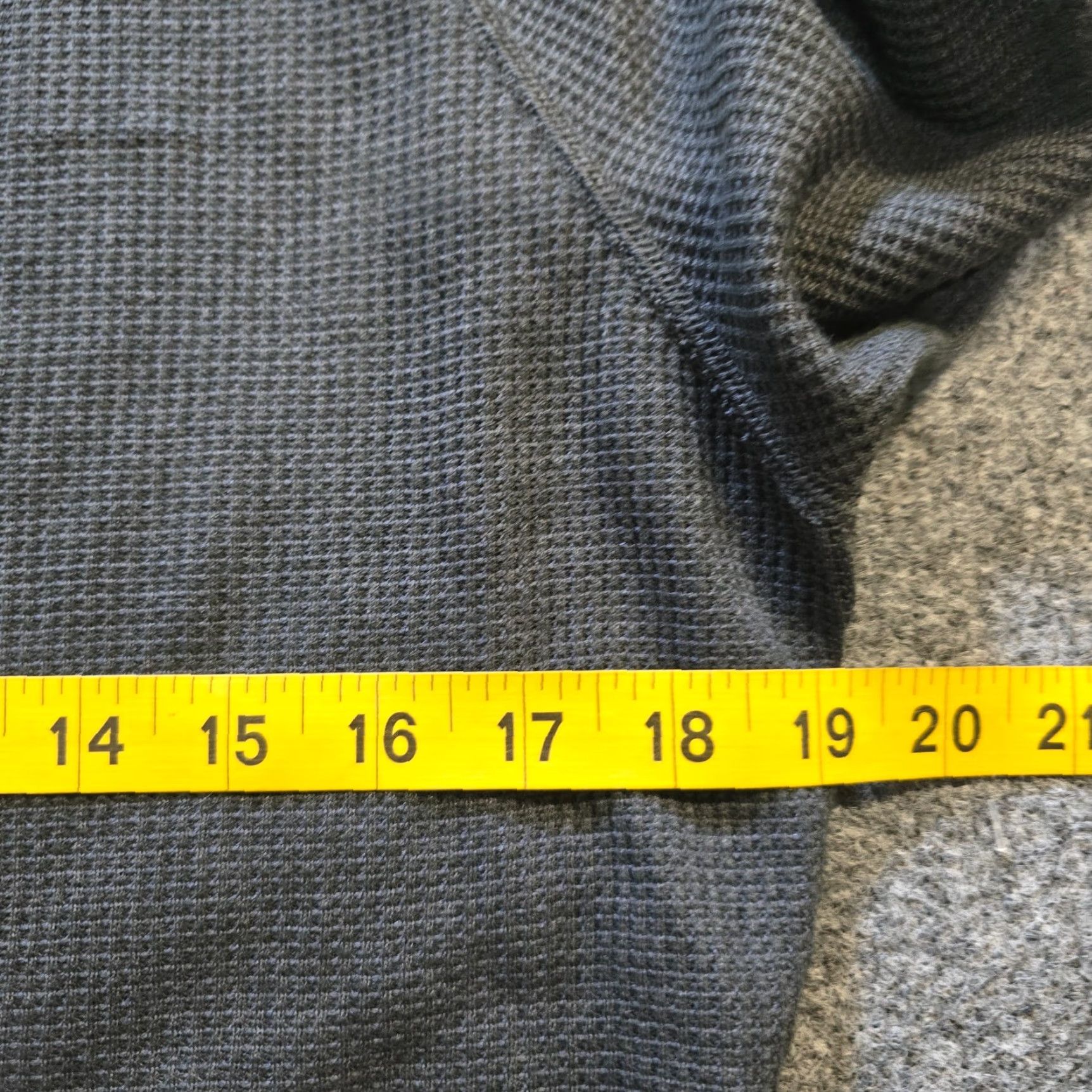 Vintage Kuhl Top Womens Medium Gray Cowl Neck Thermal Waffle Knit Long Sleeve Outdoors Size M / US 6-8 / IT 42-44 - 5 Thumbnail