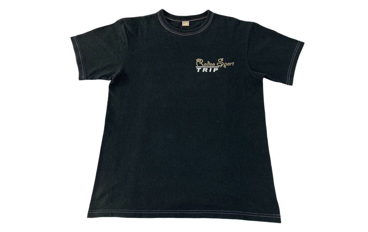 The Flat Head The Flat Head Japanese Brand Rodeo Sport Trip Crewneck Tee Size US S / EU 44-46 / 1 - 2 Thumbnail
