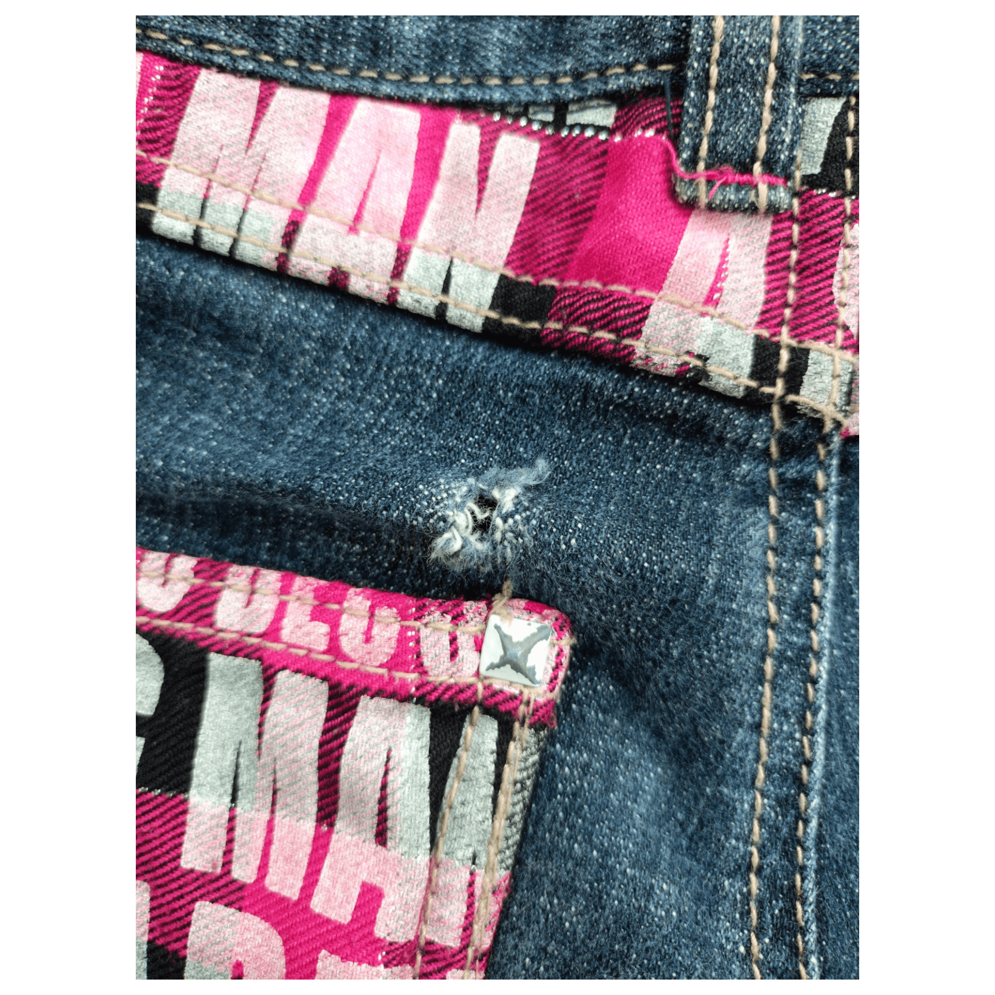 Japanese Brand × Vintage Classic Japanese Jeans Patchwork High Waist Vintage Denim Size 28" / US 6 / IT 42 - 12 Thumbnail