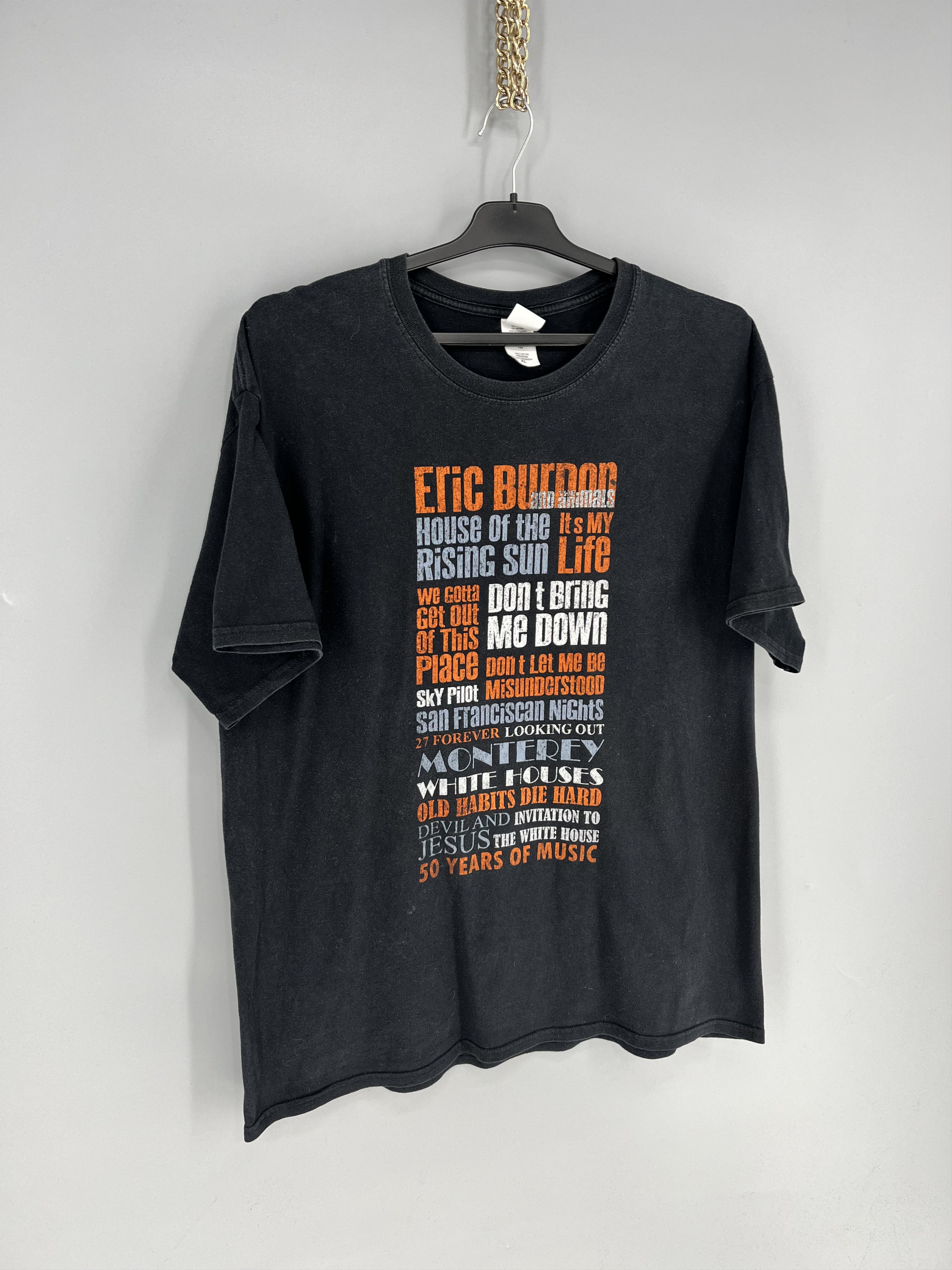 Band Tees VINTAGE ERIC BURDON 00s Band Rock Tee Rare Tour Y2K Size US XL / EU 56 / 4 - 2 Thumbnail