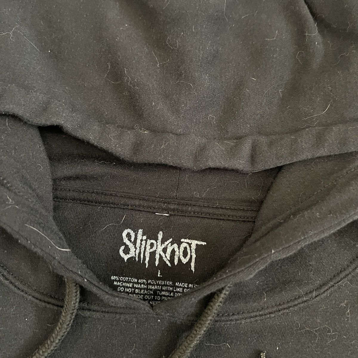 Vintage SLIPKNOT band sweatshirt, size M, men's cotton black type Vintage Second Hand