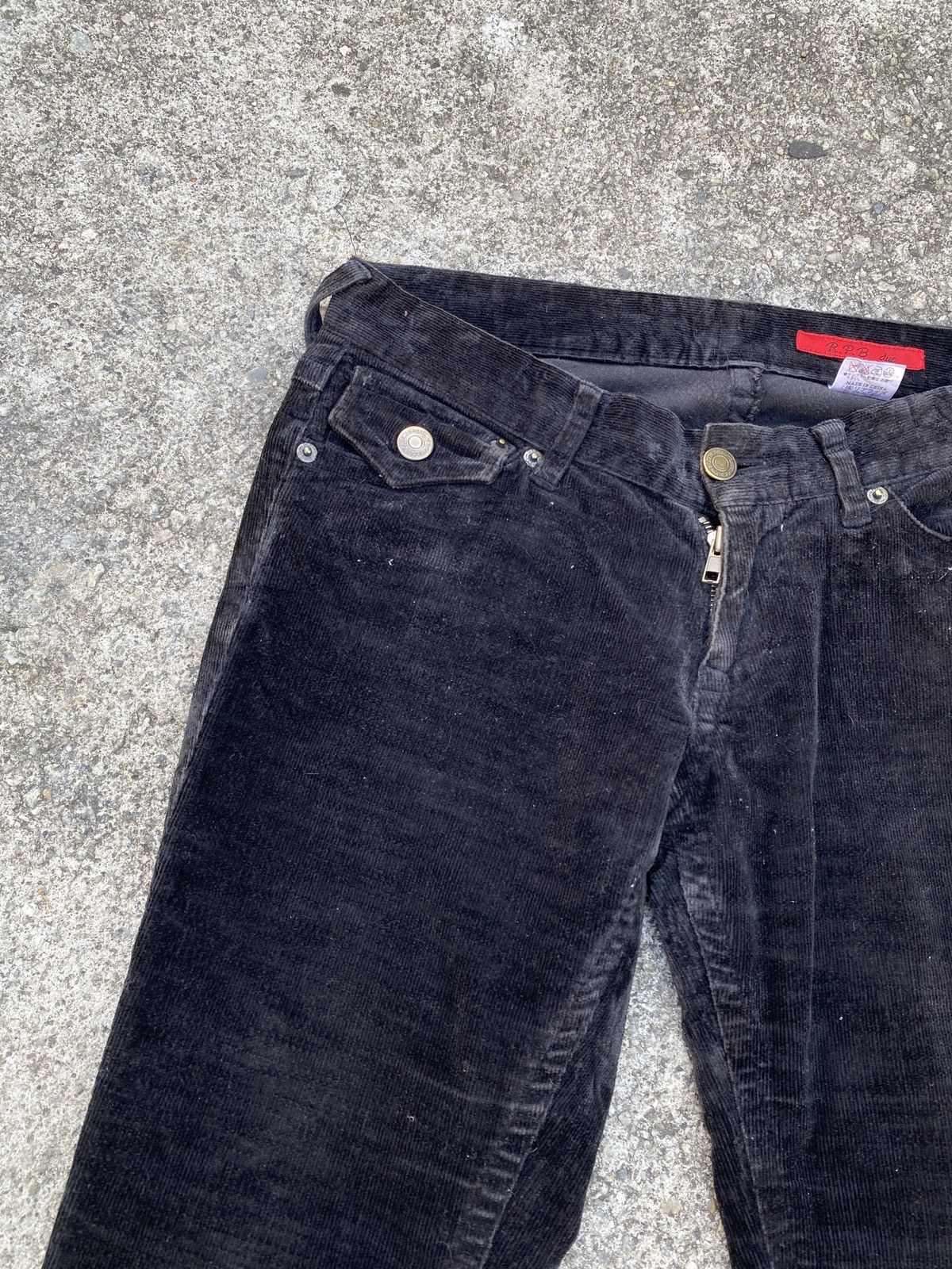 Japanese Brand R.P.B Due Corduroy Low Rise Flare Pant Size US 28 / EU 44 - 8 Thumbnail