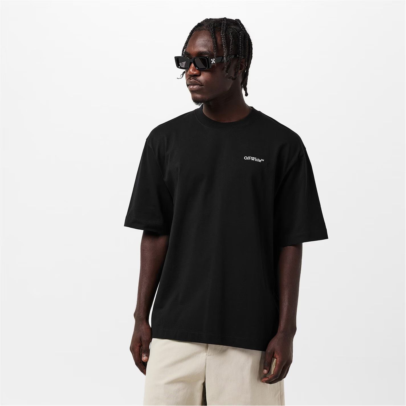 Off-White o1g2r1mq0226 T-Shirt In Black Size US L / EU 52-54 / 3 - 3 Thumbnail