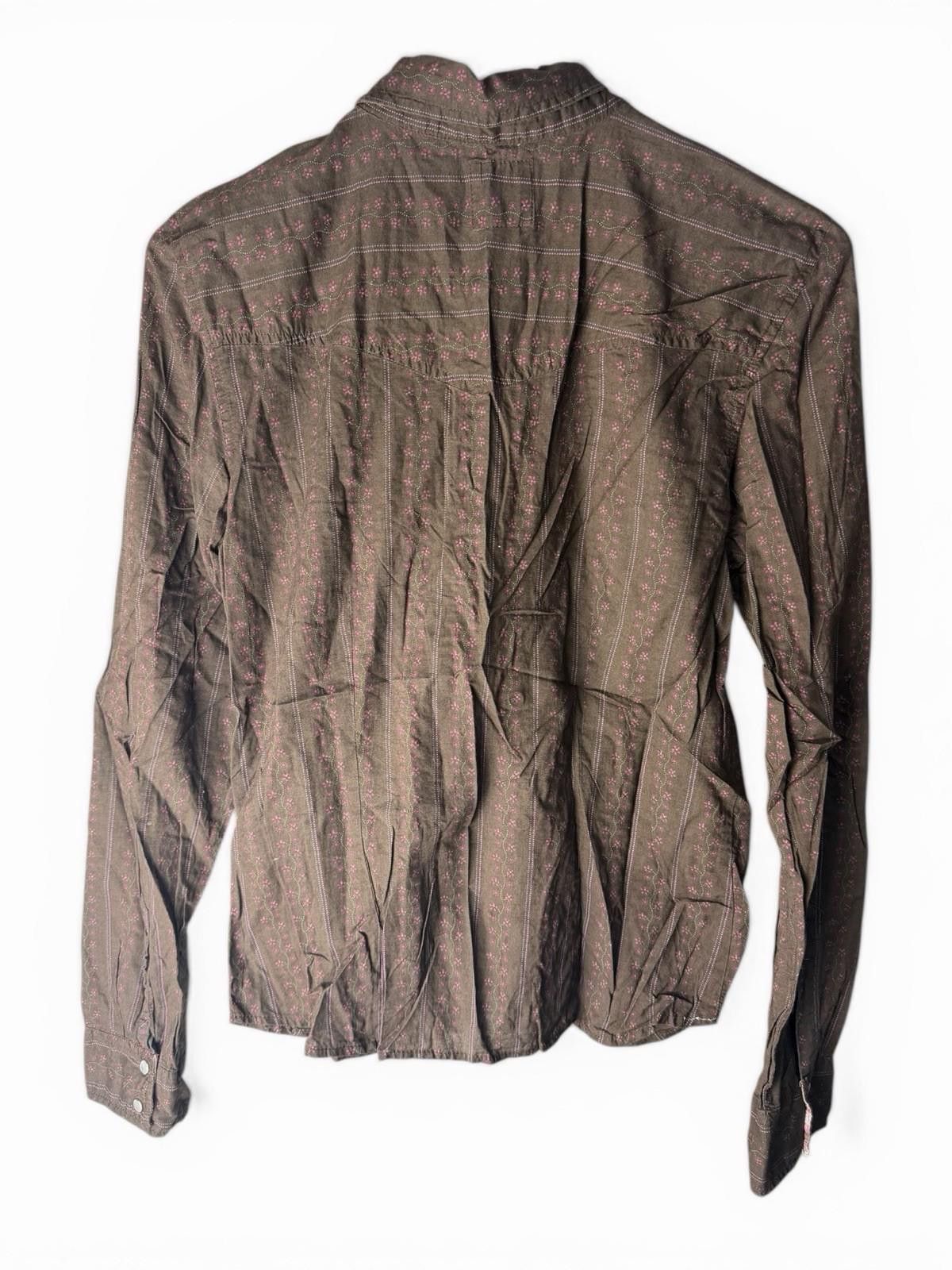 Aeropostale Y2K Aeropostale Western Pearl Snap Shirt Brown Floral M Size M / US 6-8 / IT 42-44 - 3 Thumbnail