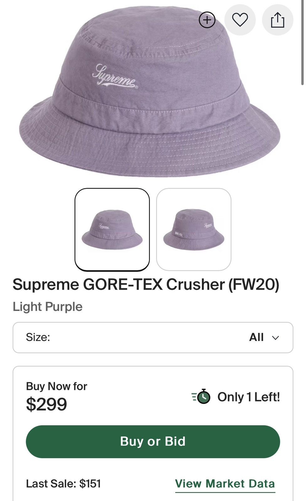 Supreme Supreme GORE-TEX Crusher Size ONE SIZE - 4 Thumbnail