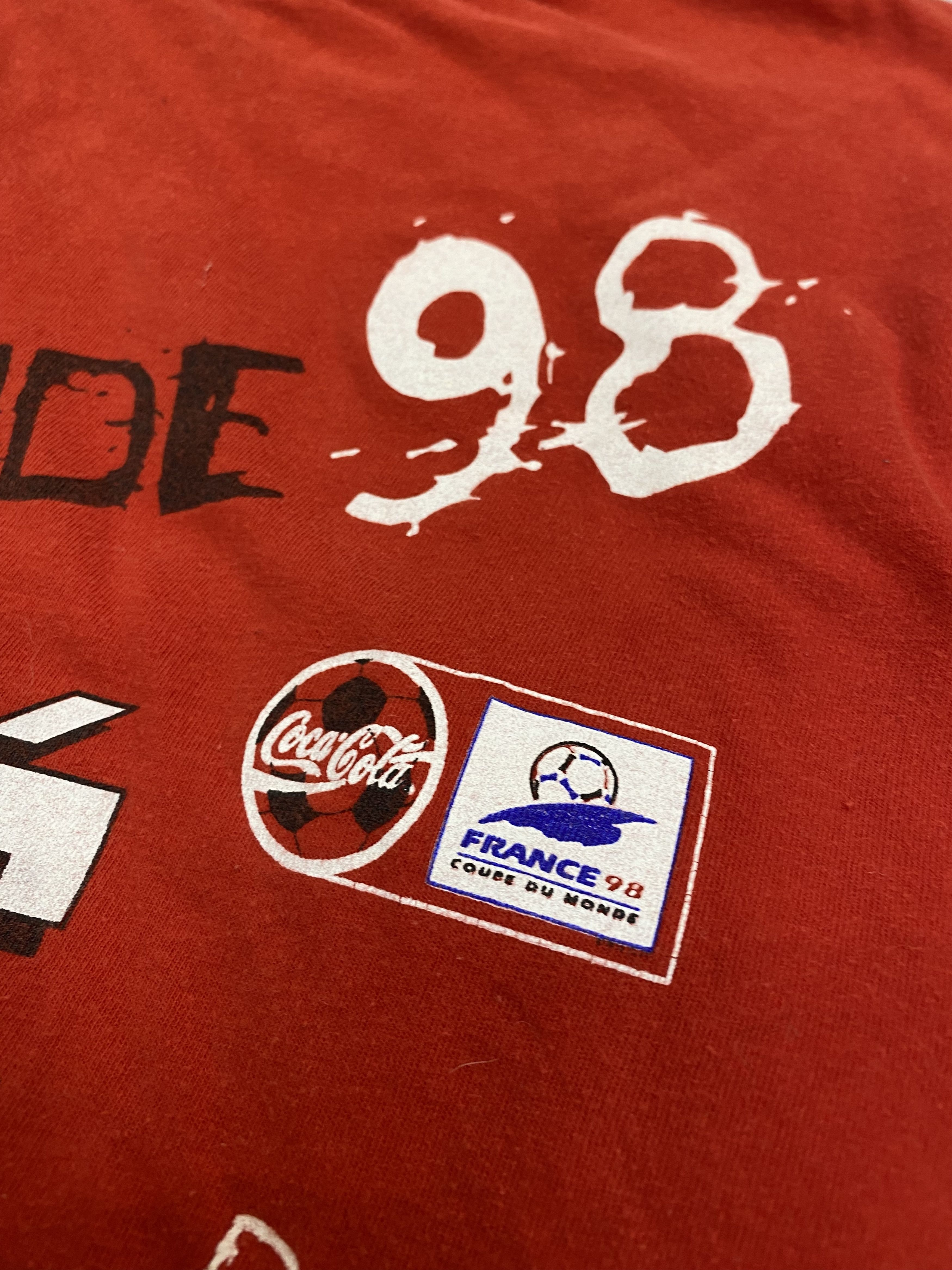 Coca Cola Vintage Coca Cola x FRANCE 98 World Cup Reversible T-Shirt Size US M / EU 48-50 / 2 - 5 Thumbnail