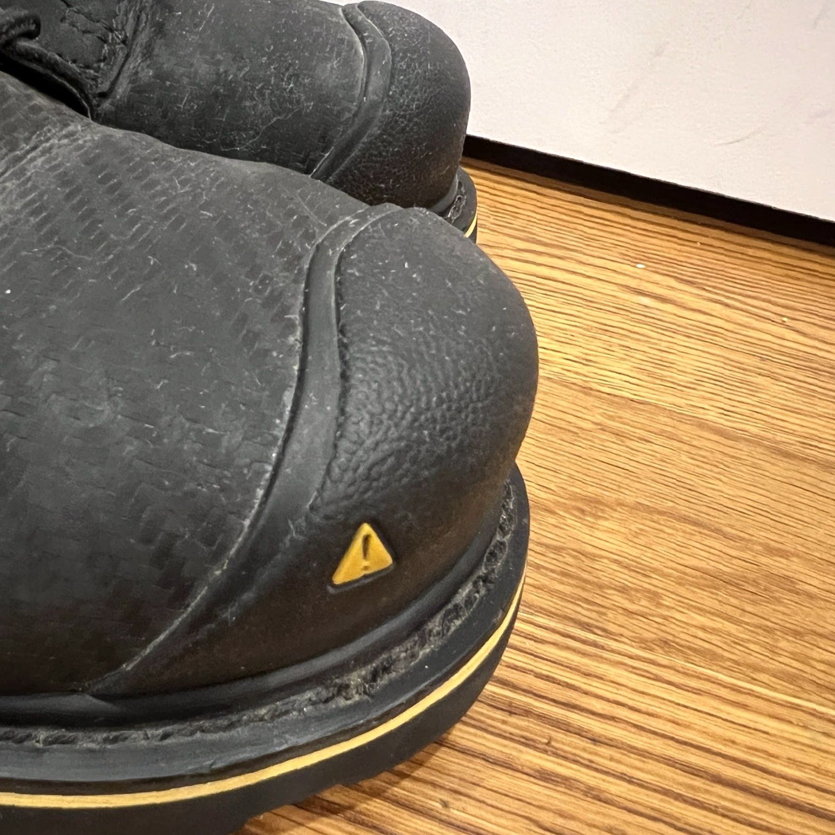 KEEN Keen Mens Logandale Work Boots Steel Toe Black Size 7 (needs Insoles) Size US 7 / EU 40 - 4 Thumbnail