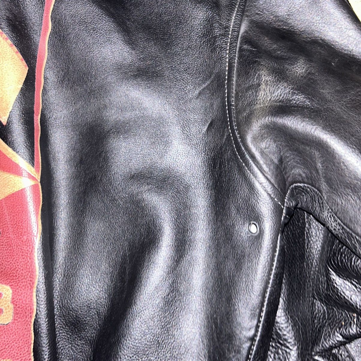 Avirex Vintage Leather Styled Aviation Retro Bomber Vincennes 1928 Size US L / EU 52-54 / 3 - 13 Thumbnail
