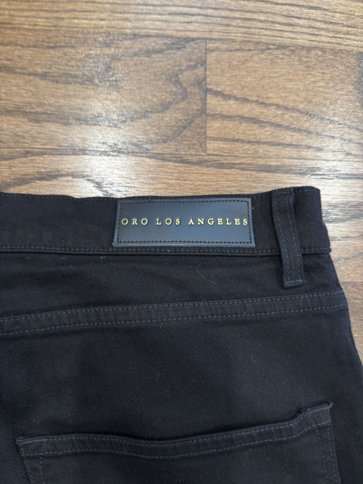 Oro Los Angeles Oro Los Angeles THE CLASSIC BLACK DENIM 34x32 Size US 34 / EU 50 - 6 Thumbnail