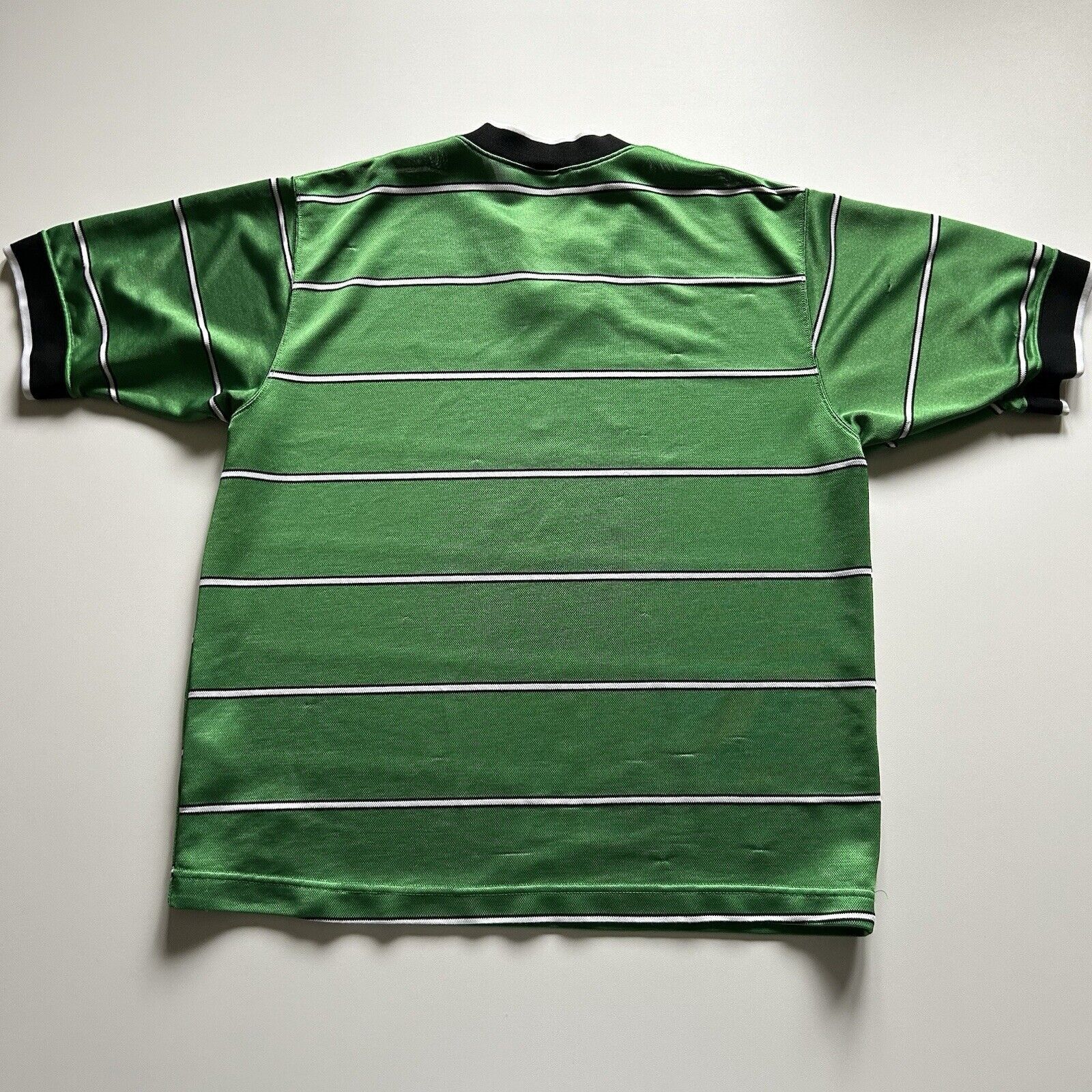 Nike Vintage 90s Nike Striped Mesh Jersey T Shirt Large Green Size US L / EU 52-54 / 3 - 3 Thumbnail