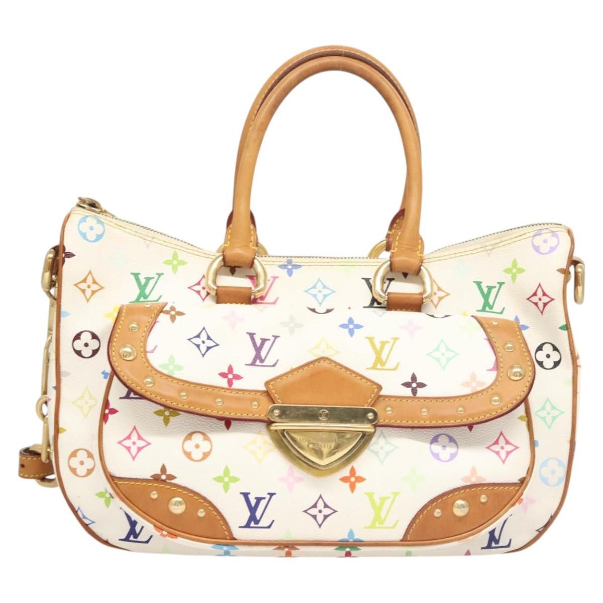 Louis Vuitton LOUIS VUITTON Monogram Multicolor Rita Bag White M40125 Size ONE SIZE - 14 Thumbnail
