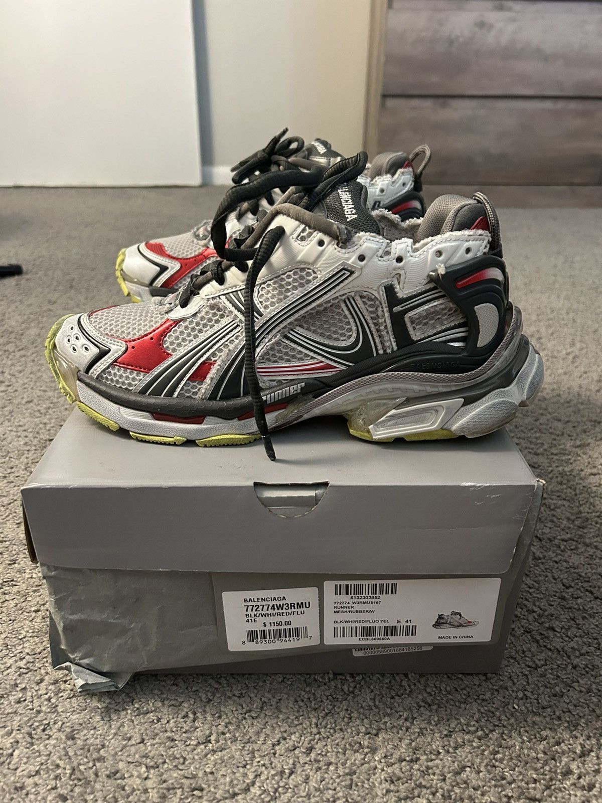Balenciaga Balenciaga Runner Sneakers Size US 8.5 / EU 41-42 - 3 Thumbnail
