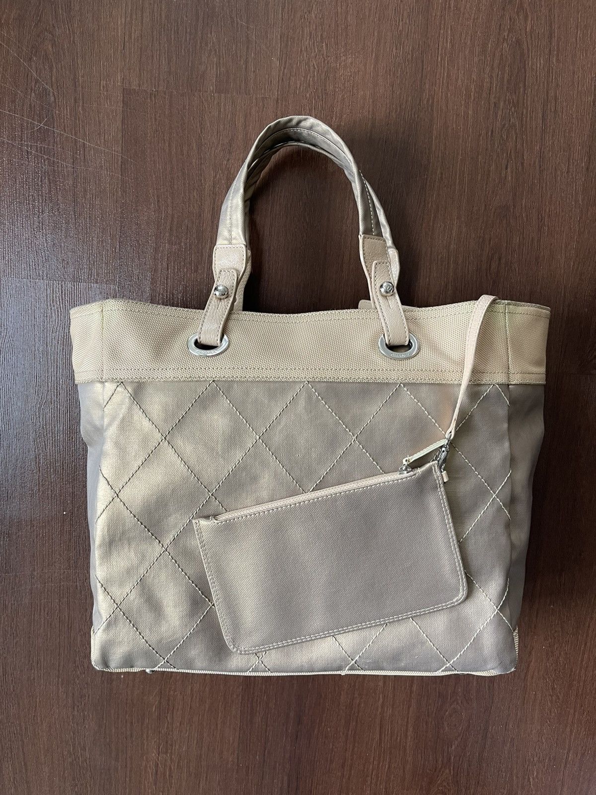 Chanel Chanel Grand Shopping Tote Paris-Biarritz Metallic Tote Size ONE SIZE - 1 Thumbnail