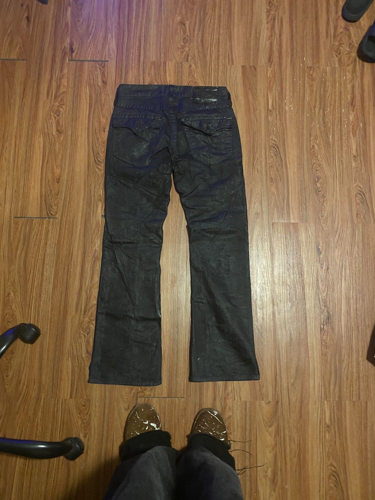 True Religion Black waxed True Religion Jeans Size 30 Size 30" / US 8 / IT 44 - 2 Thumbnail