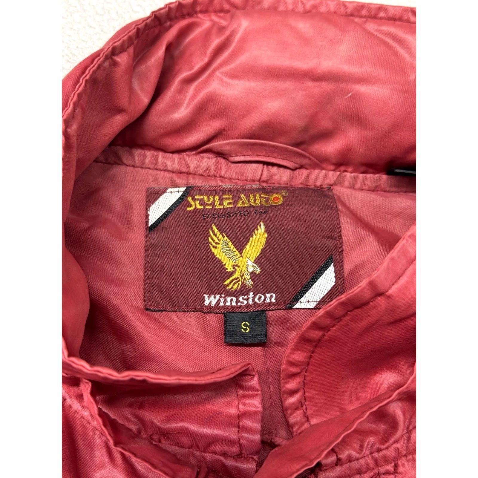 Vintage VINTAGE Winston Cigarette Racing Nylon Jacket Mens Small Red Bomber Jacket Short Nylon Outer Shell Embroidered Logo Zipper 90s Cars Mens Size US S / EU 44-46 / 1 - 3 Thumbnail