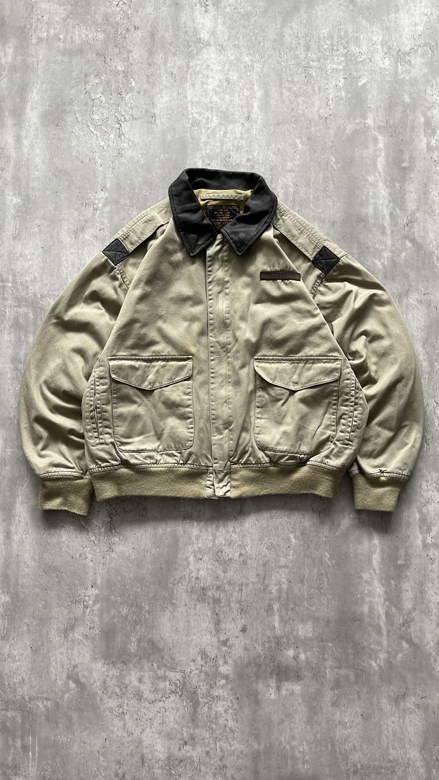 Vintage VINTAGE 90s “COCKPIT” FLIGHT JACKET Size US XL / EU 56 / 4 - 1 Thumbnail