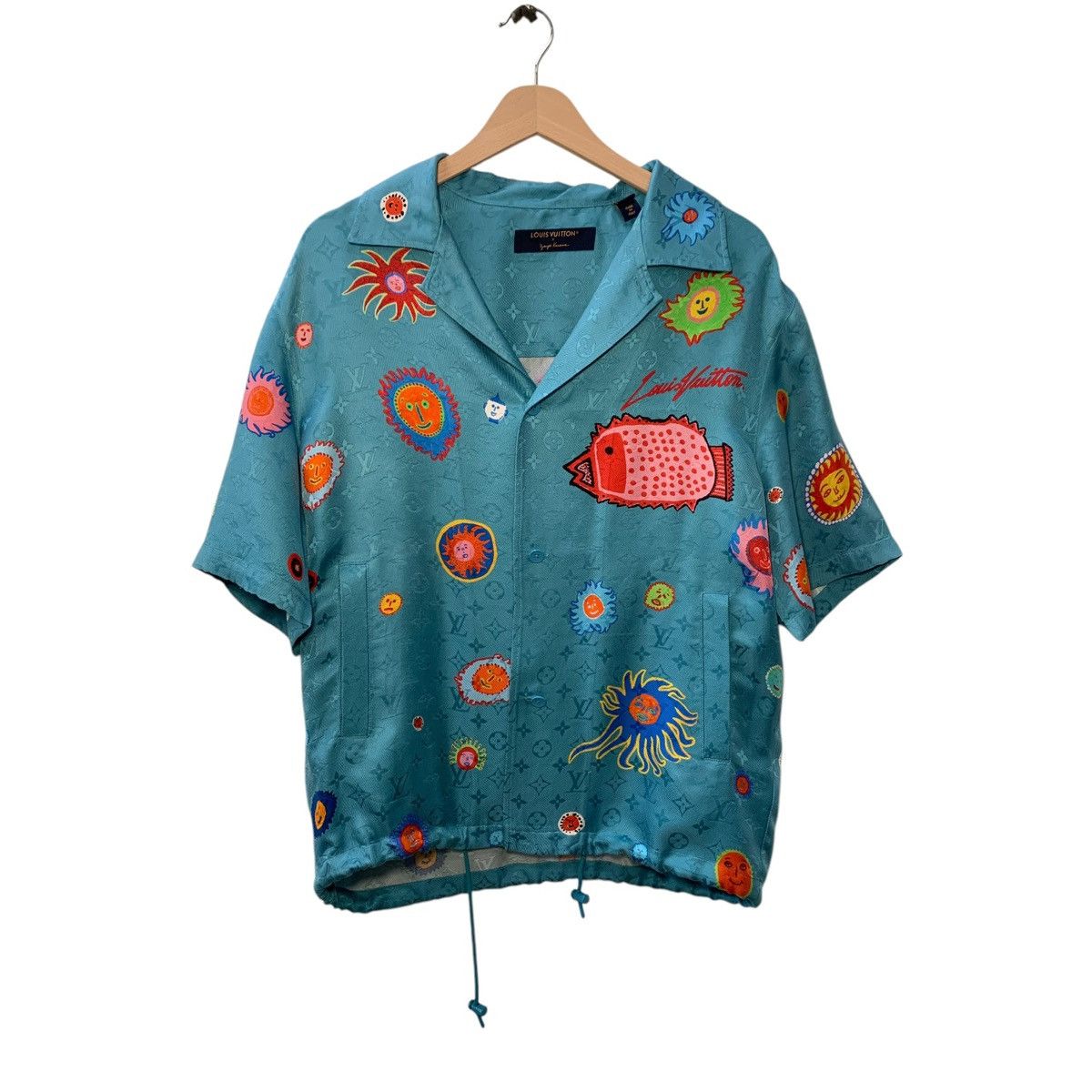 Louis Vuitton × Yayoi Kusama Louis Vuitton x Yayoi Kusama 2023 Blue Silk Set Size US M / EU 48-50 / 2 - 2 Thumbnail