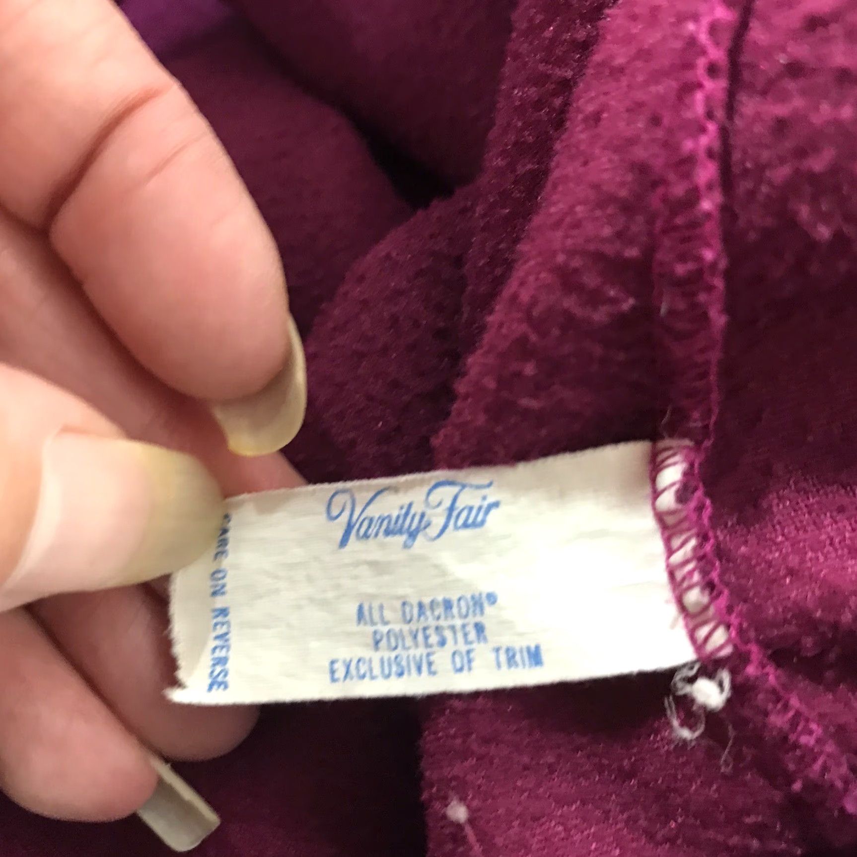 Vintage VINTAGE Vanity Fair Rose Floral X-Long Housecoat 1980s Womens Size S Size S / US 4 / IT 40 - 5 Thumbnail