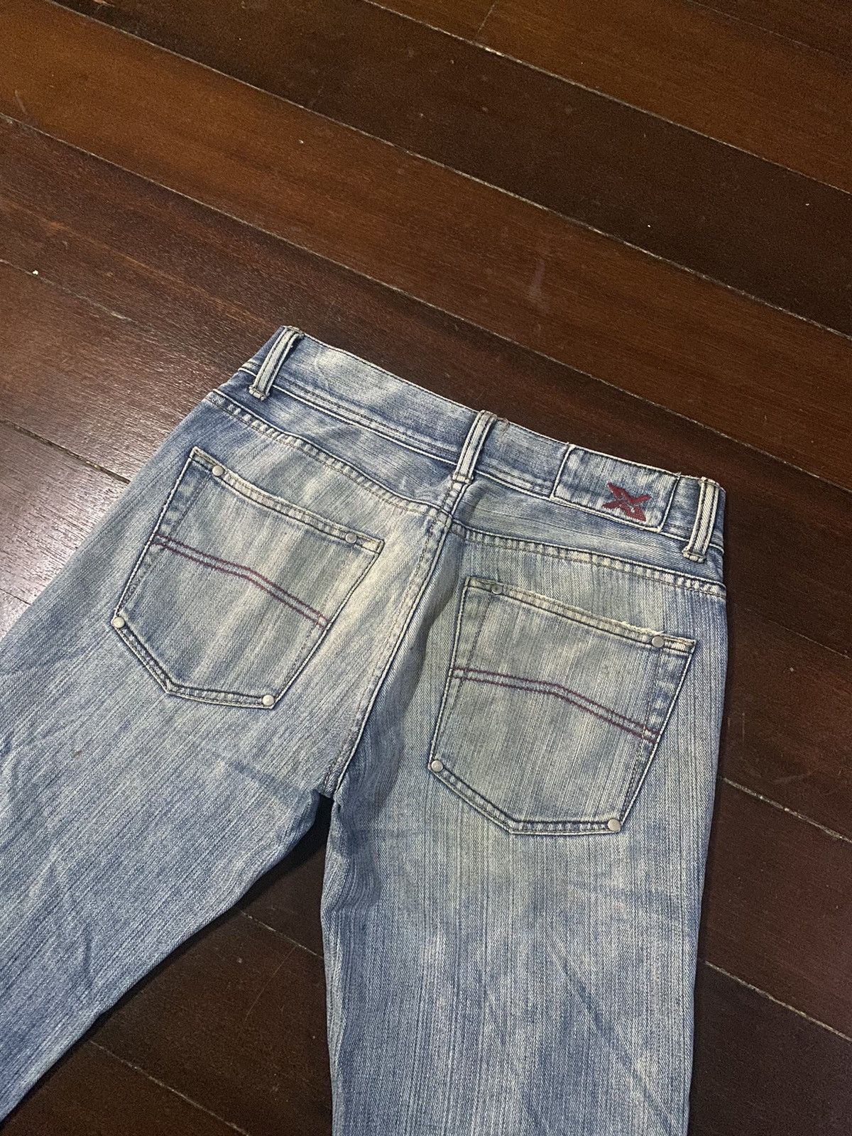 Armani Exchange Nice ARMANI EXCHANGE jeans faded design Size US 32 / EU 48 - 12 Thumbnail