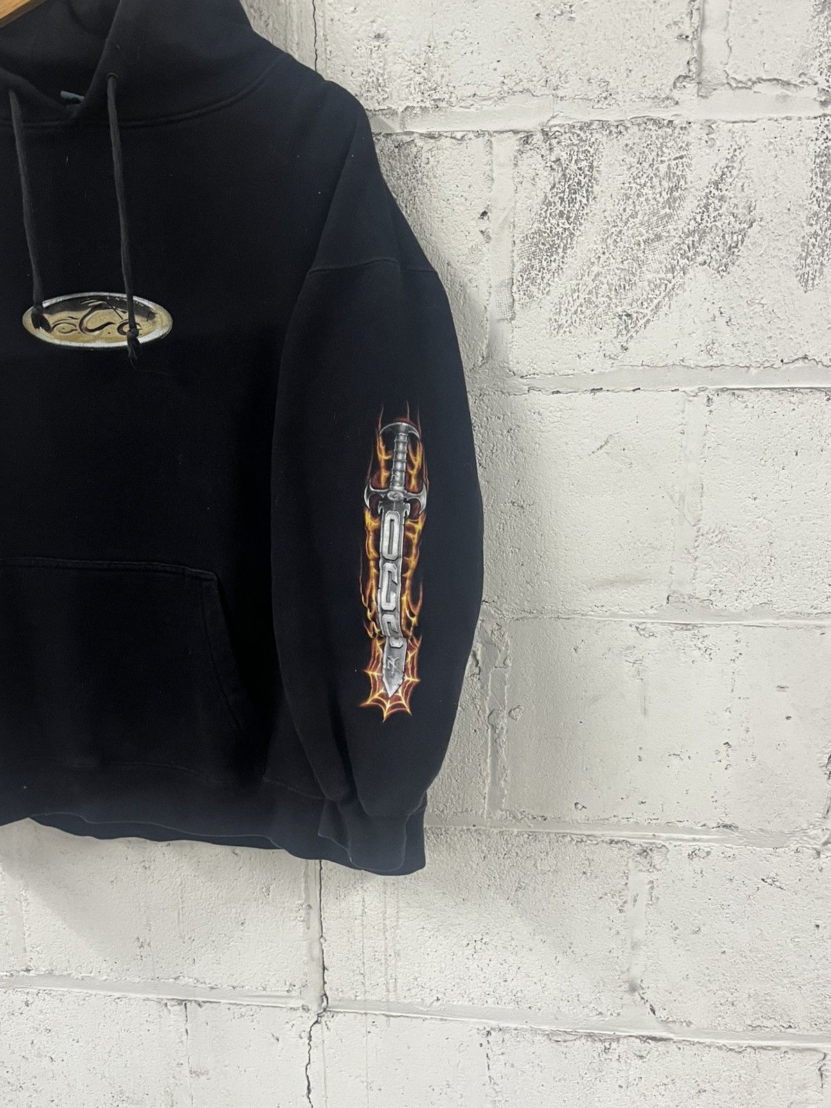 West Coast Choppers Orange county choppers hoodie flame sleeve hits rare boxy Size US M / EU 48-50 / 2 - 3 Thumbnail