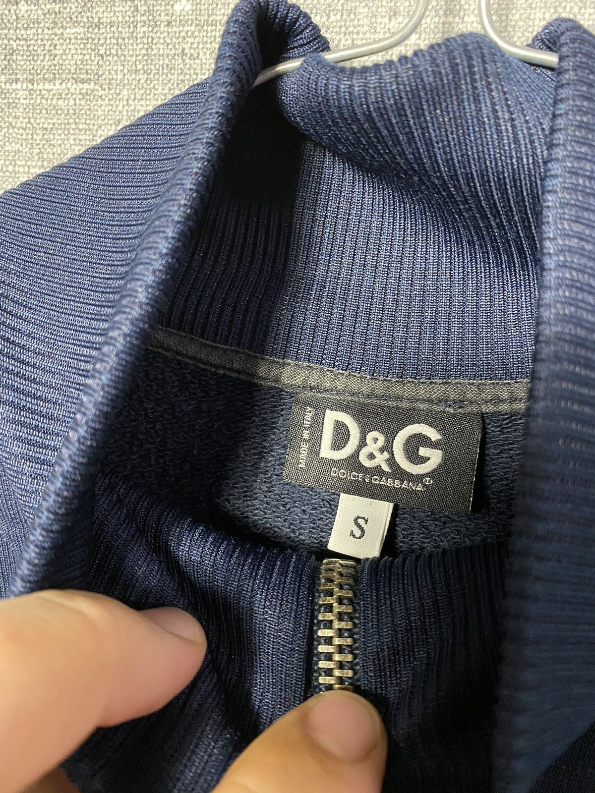 Dolce & Gabbana × Vintage Vintage Dolce & Gabbana Zip Pullover D&G Size S / US 4 / IT 40 - 8 Thumbnail