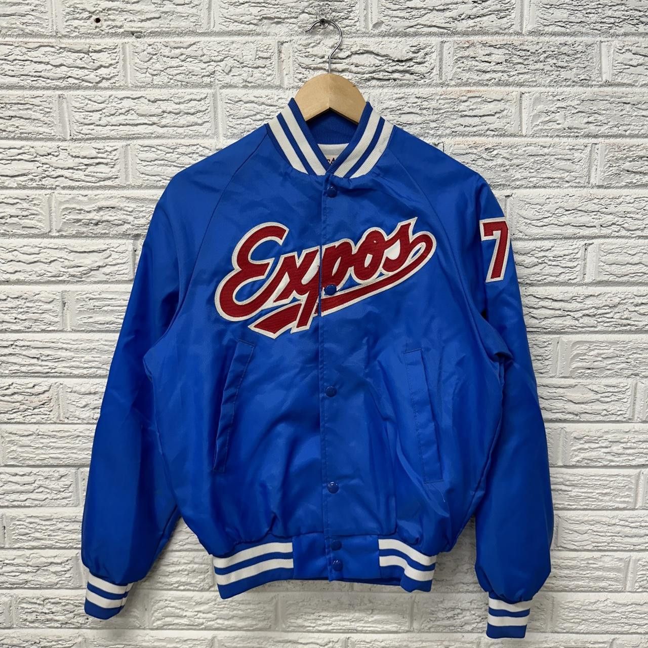 Vintage Vintage West Ark USA Expos MLB Snap Bomber Jacket Small Size US S / EU 44-46 / 1 - 2 Thumbnail