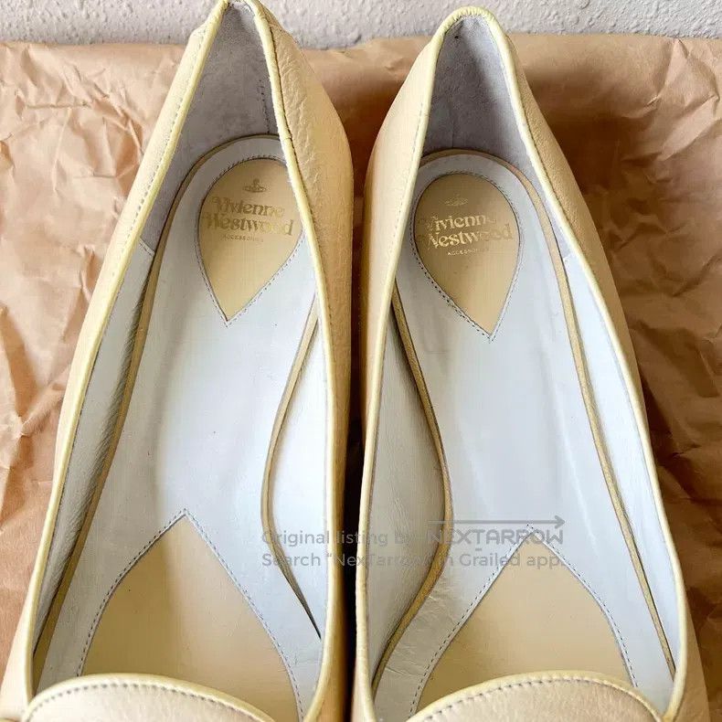 Vivienne Westwood Vivienne Westwood Low Cut Leather Shoes with Saturn Buckle Size US 6.5 / IT 36.5 - 6 Thumbnail