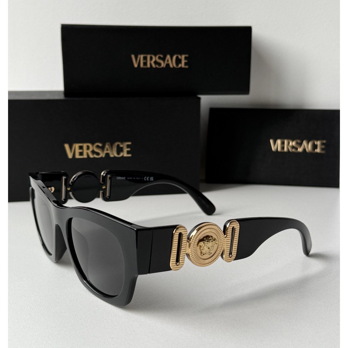 Versace NEW Versace VE4479U Black Biggie Sunglasses Size ONE SIZE - 6 Thumbnail
