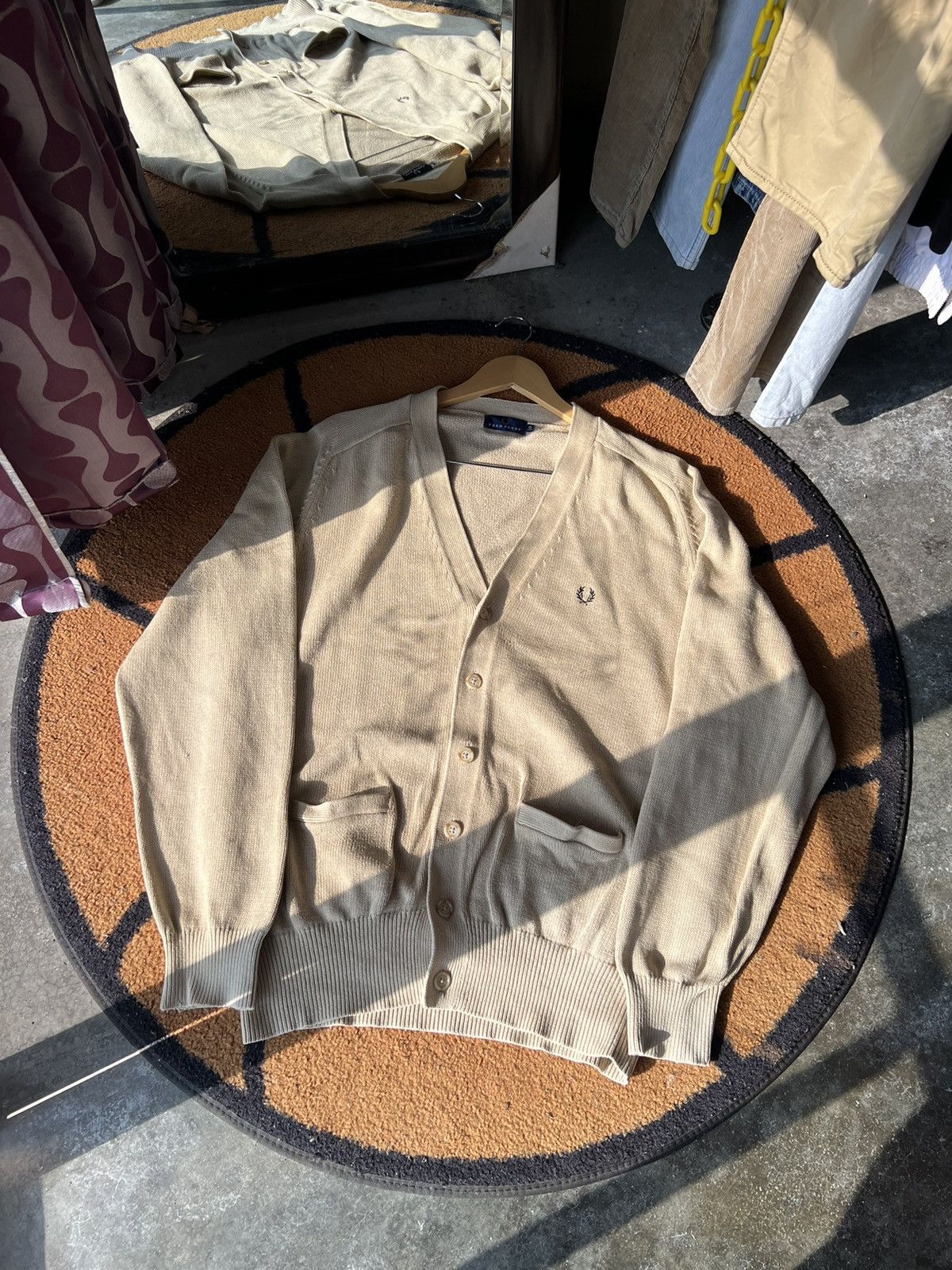 Fred Perry 🔥Fred Perry Knit Cardigan Size US XL / EU 56 / 4 - 2 Thumbnail