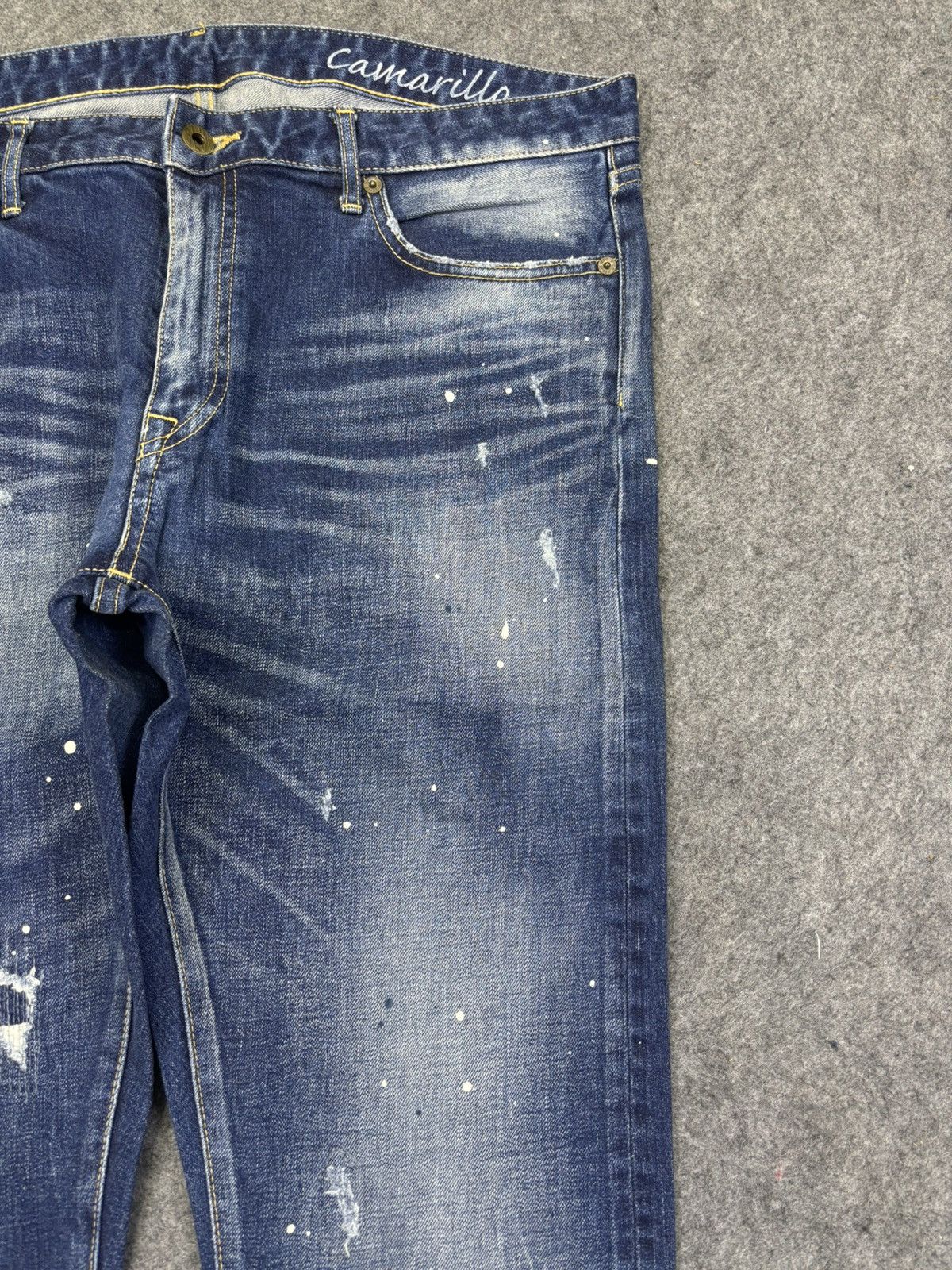 Japan Blue JAPAN BLUE Camarillo Distressed Painter Skinny Denim F877 Size US 36 / EU 52 - 3 Thumbnail