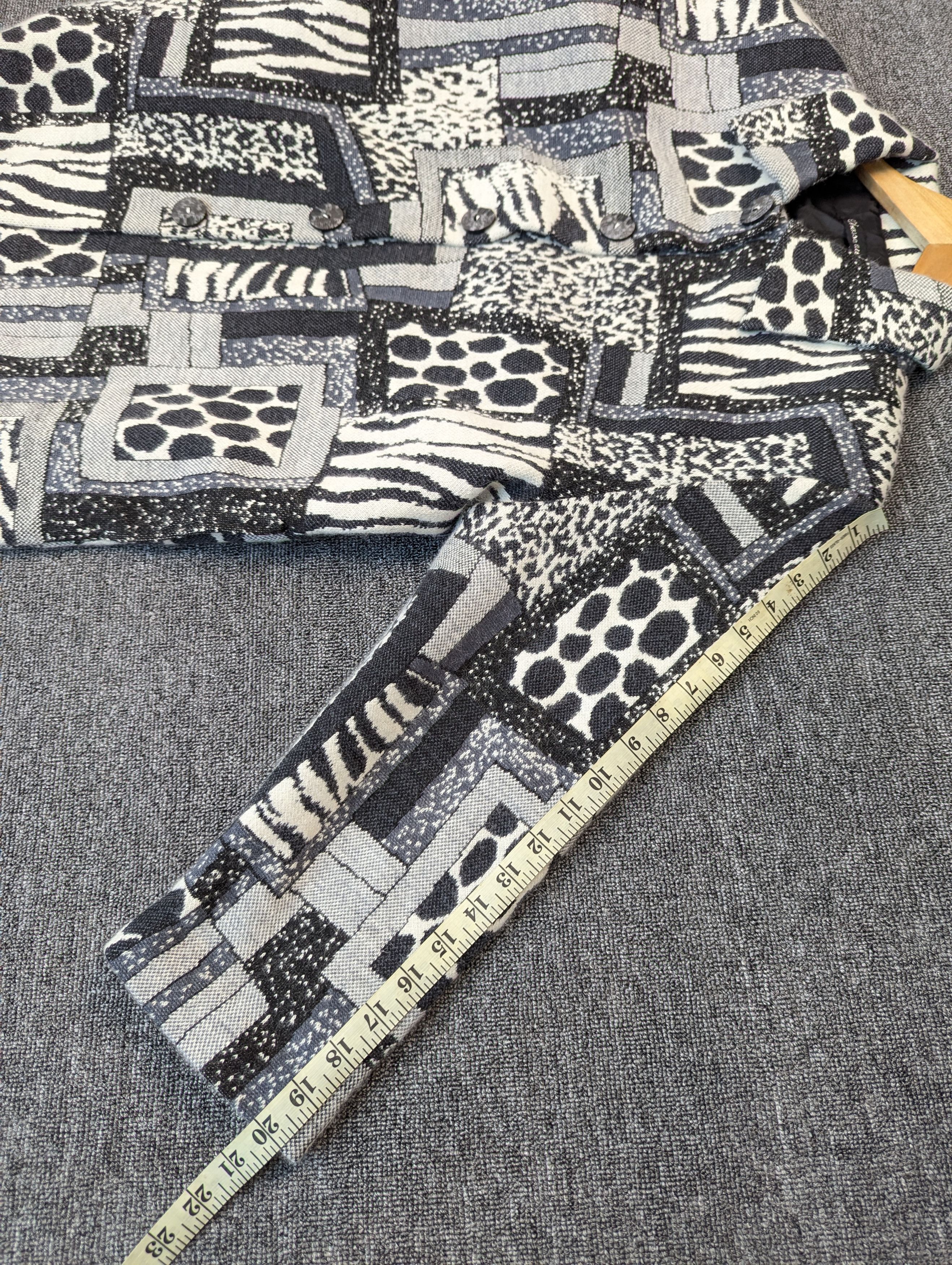 Japanese Brand Vintage Japanese Brand Patterned Button Ups Acrylic Jacket Size XL / US 12-14 / IT 48-50 - 15 Thumbnail