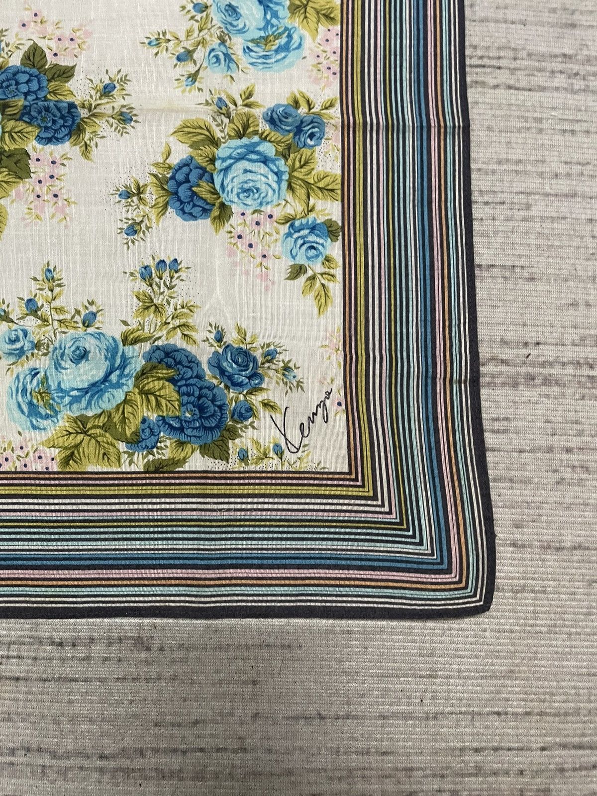 Kenzo Vintage Kenzo handkerchief bandana pocket square Size ONE SIZE - 3 Thumbnail