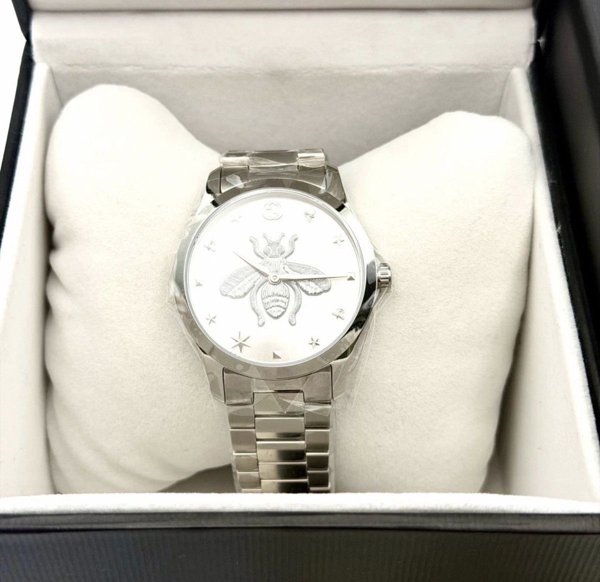Gucci Gucci G-Timeless Silver Bee Dial Women's Watch YA1264126 Size ONE SIZE - 3 Thumbnail
