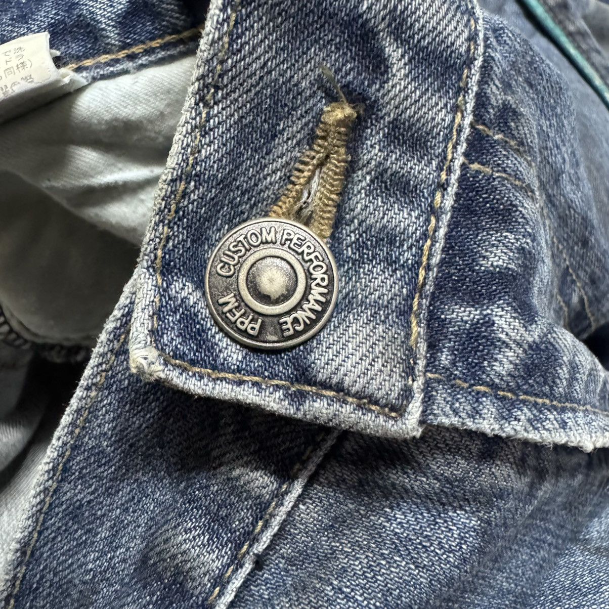 PPFM PPFM Distressed Denim Painted Airbrush Side Striped Jeans Size US 33 - 21 Thumbnail