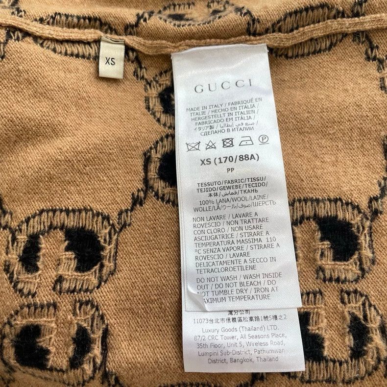 Gucci Gucci Double G series SS23 GG letter jaccard pullover round Size US XS / EU 42 / 0 - 6 Thumbnail