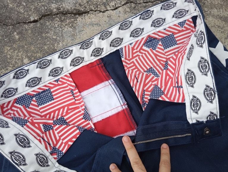 Dickies Dickies 🛠️ Star & Stripe Pants 🇺🇸 USA Flag Workpants Size US 36 / EU 52 - 5 Thumbnail
