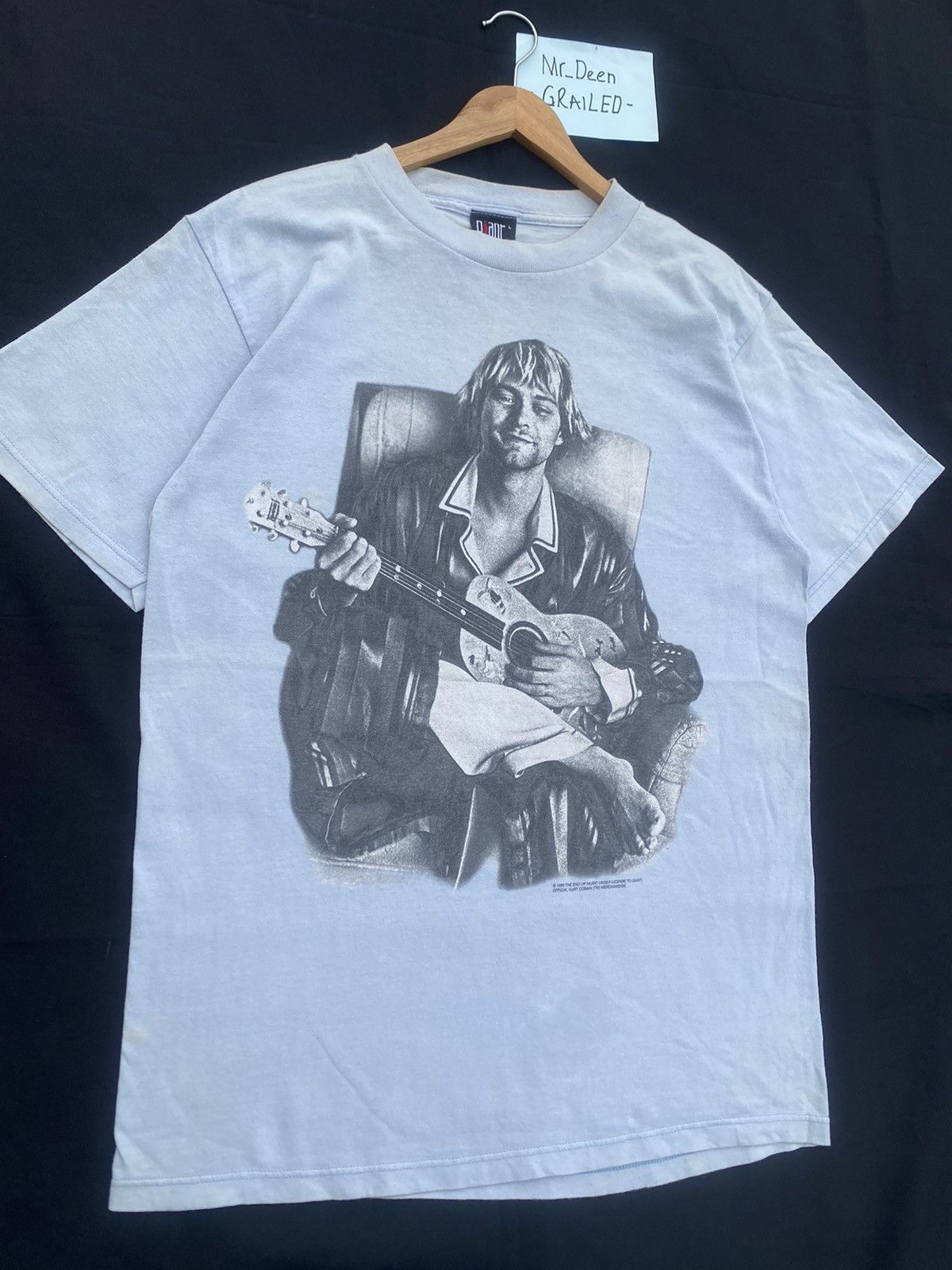 Band Tees Rare Vintage Kurt Cobain 1998 “The End of the Music” Tshirt Size US L / EU 52-54 / 3 - 5 Thumbnail