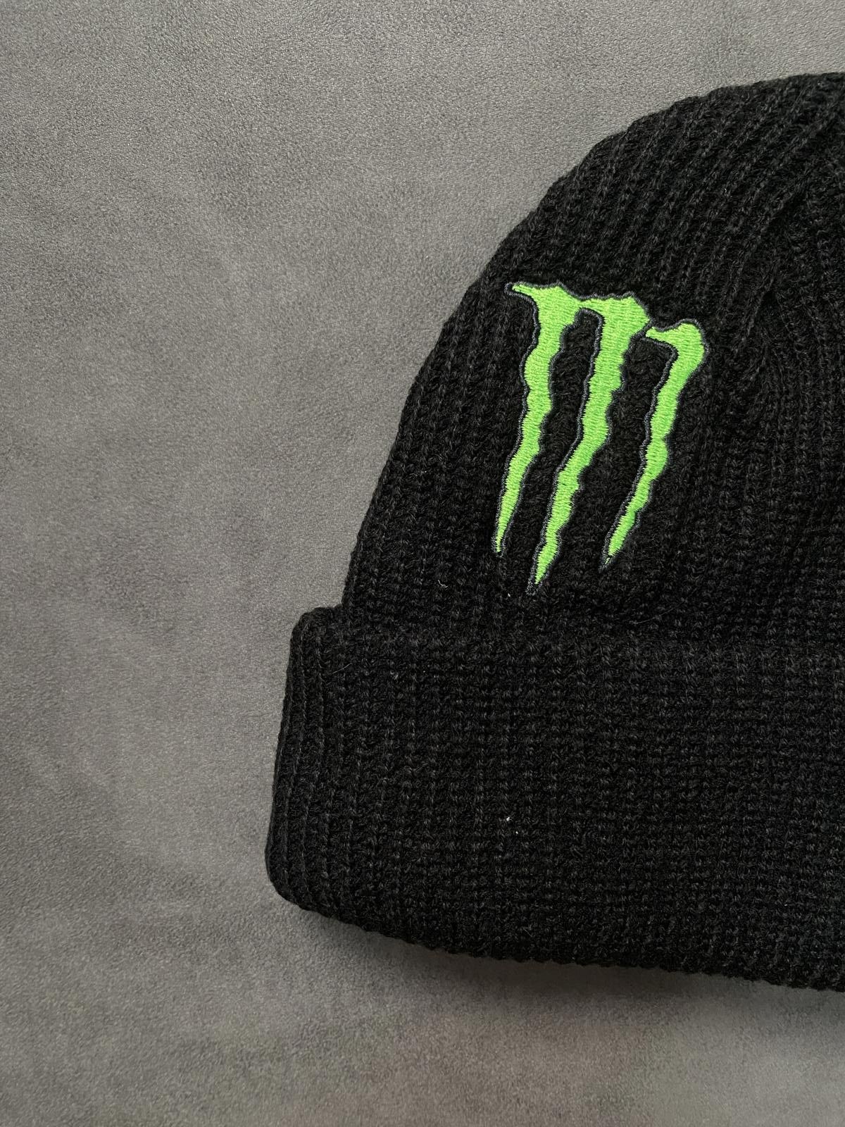 Japanese Brand Rare Monster Energy Drink Black Beanie Hat OS Size ONE SIZE - 2 Thumbnail