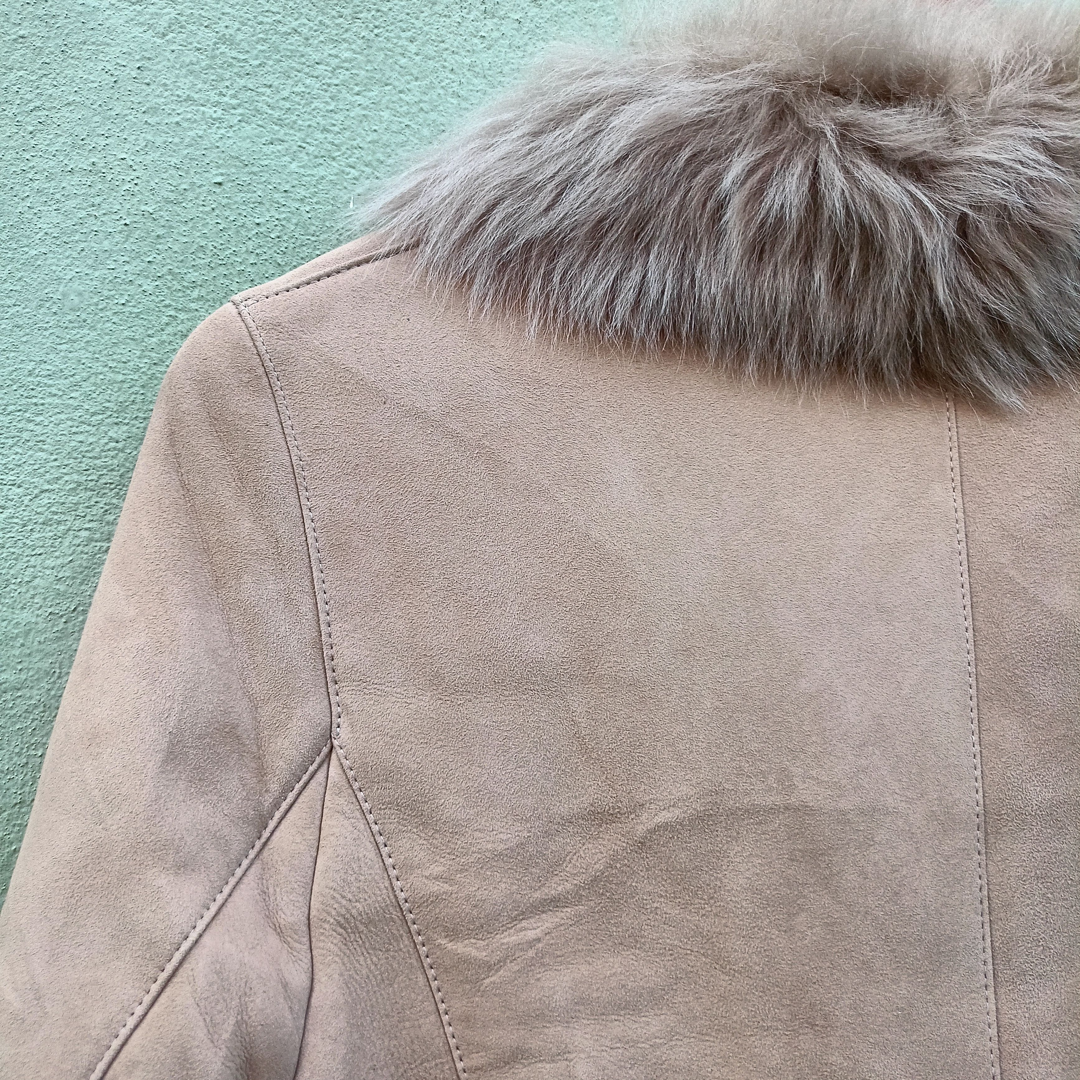 Designer Sheep Skin Fur Jacket Size M / US 6-8 / IT 42-44 - 12 Thumbnail