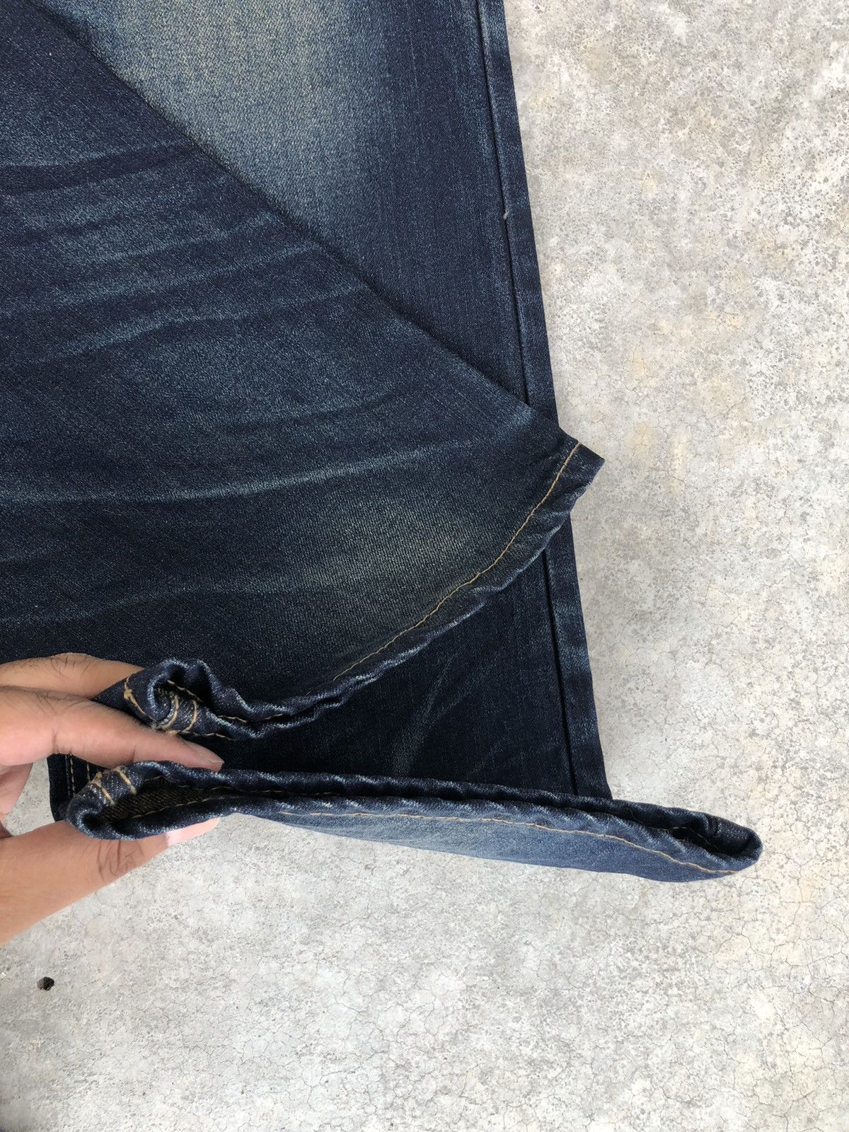 Japanese Brand Yoshitomo Nara Lolita Smile Distressed Jeans Size US 34 / EU 50 - 13 Thumbnail